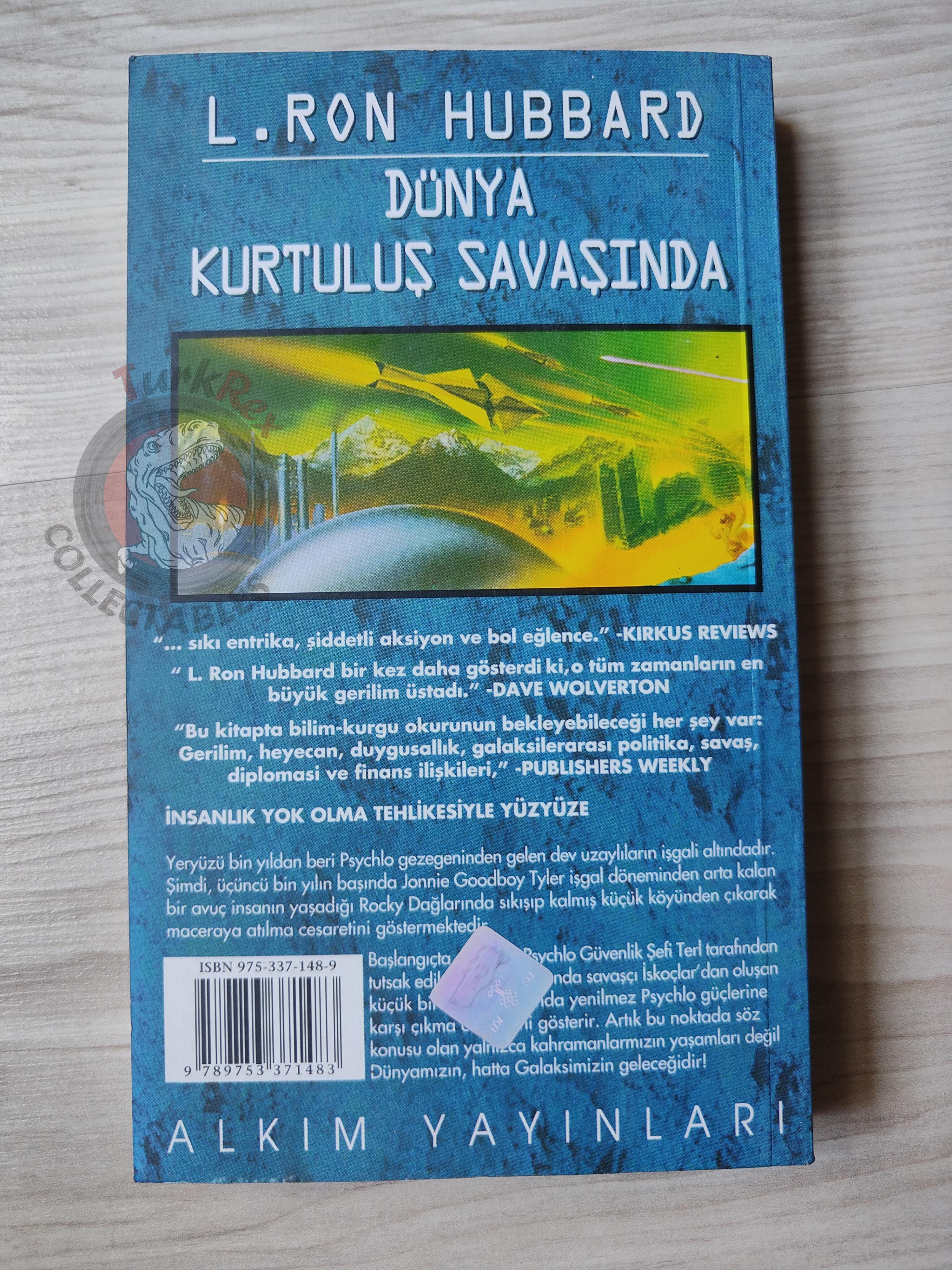 L. Ron Hubbard – Battlefield Earth 1999 1st Turkish Book Turkey
