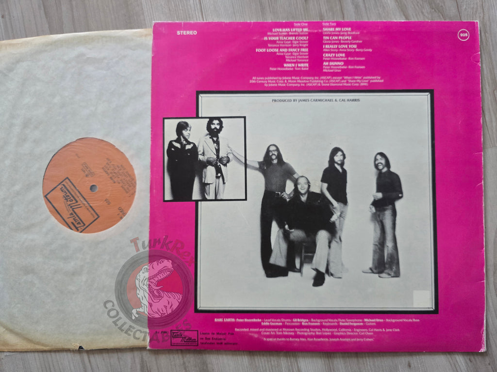 Rare Earth – Rarearth Turkish Pressing Vinyl Turkey Edition