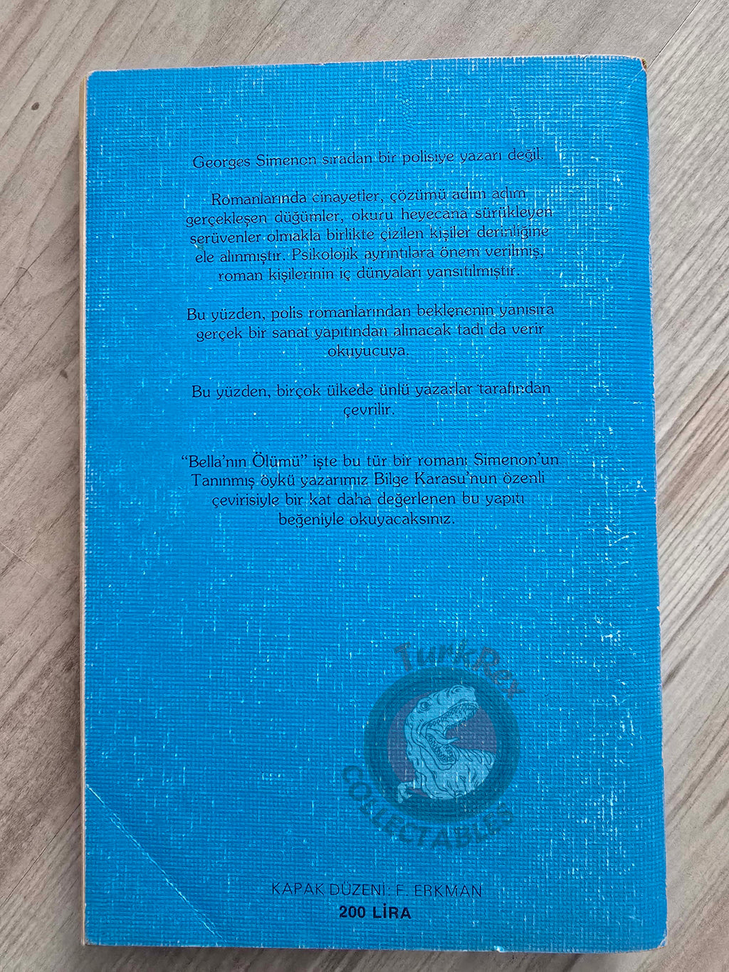 Georges Simenon – La Mort de Belle 1981 1st Turkish Book Turkey