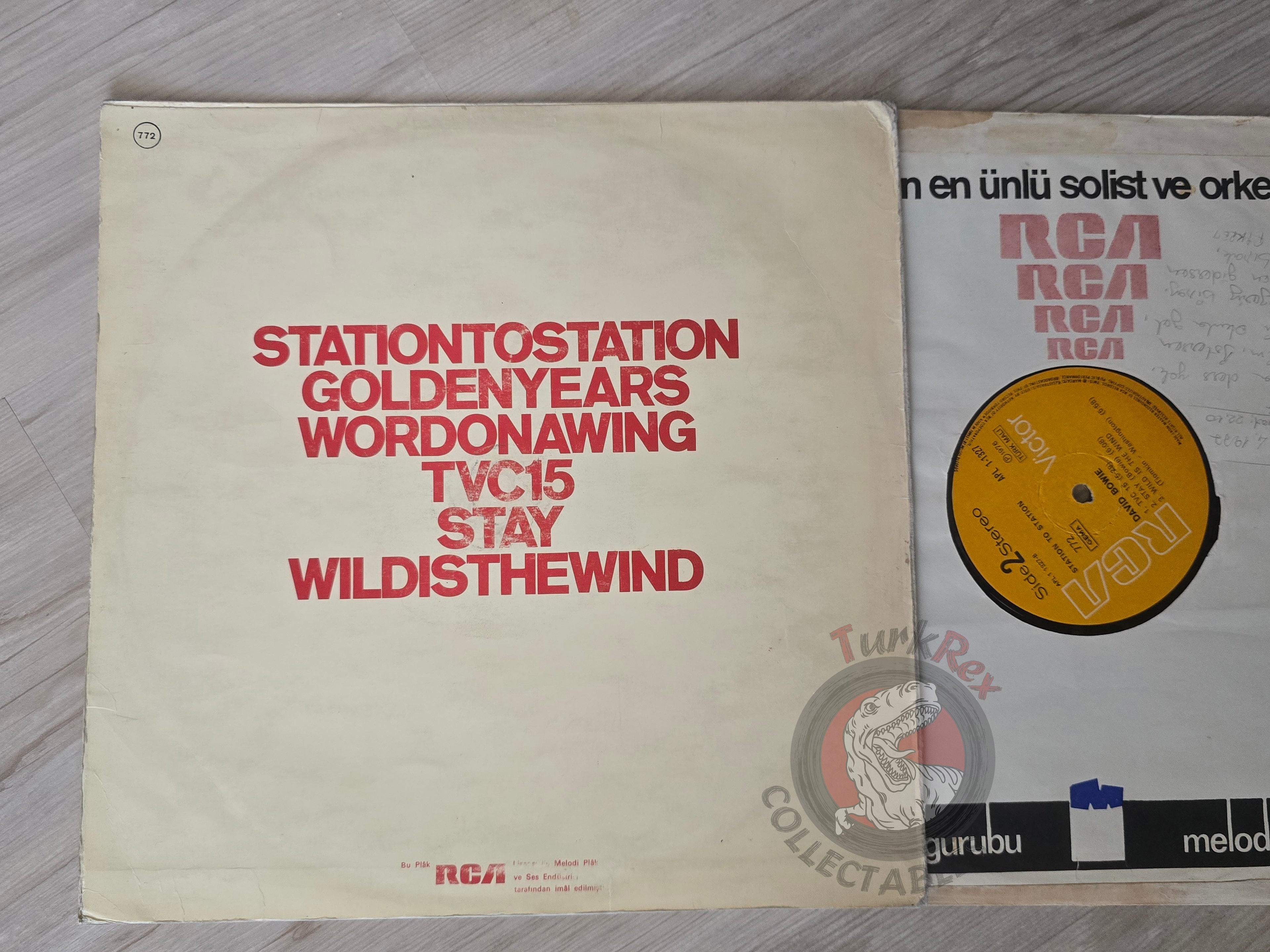 David Bowie – Station To Station Turkish Pressing Vinyl Turkey Edition