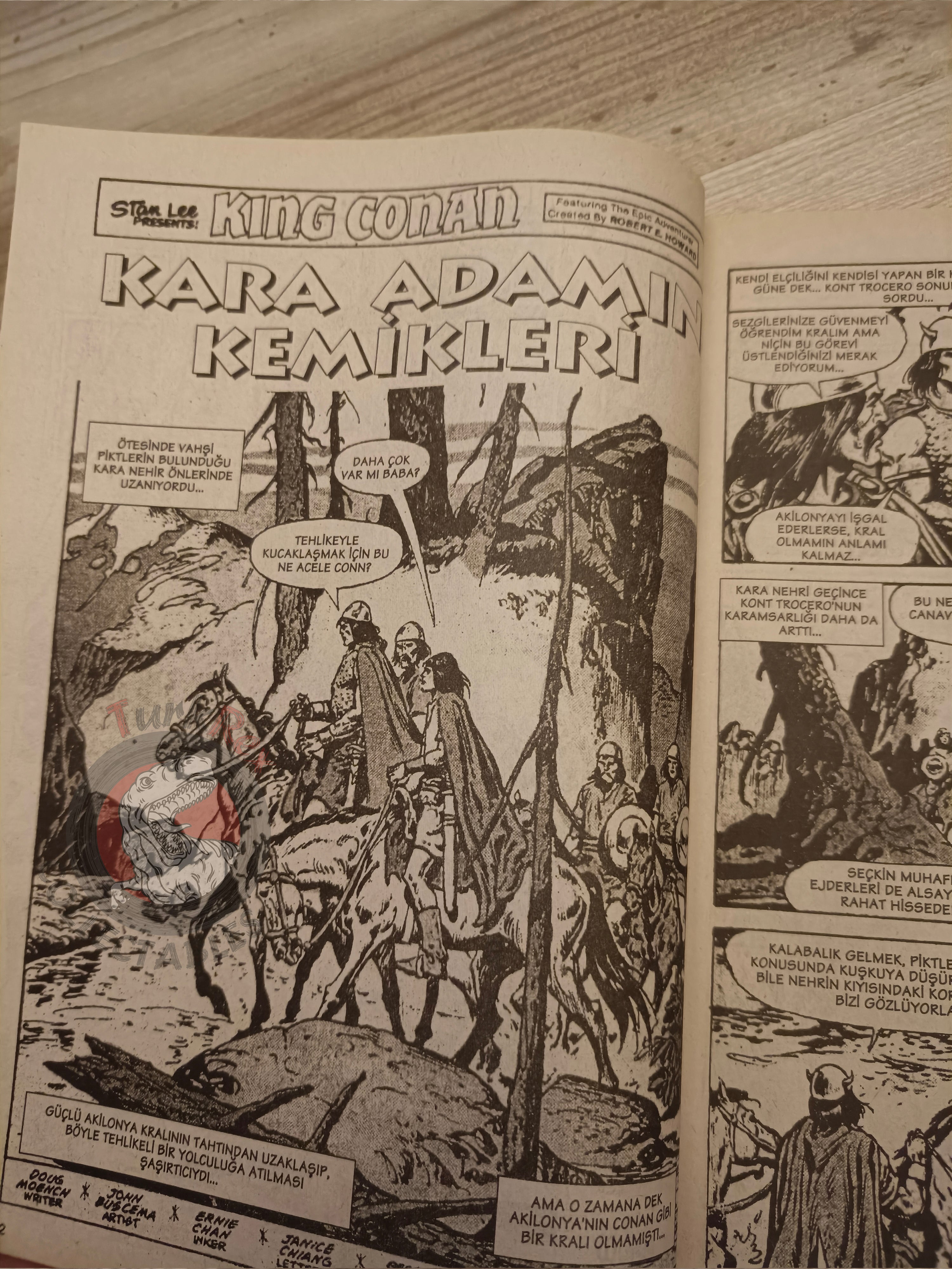 Kral Conan #21 King Conan #9 #10 Turkish Comic Turkey Ken Kelly