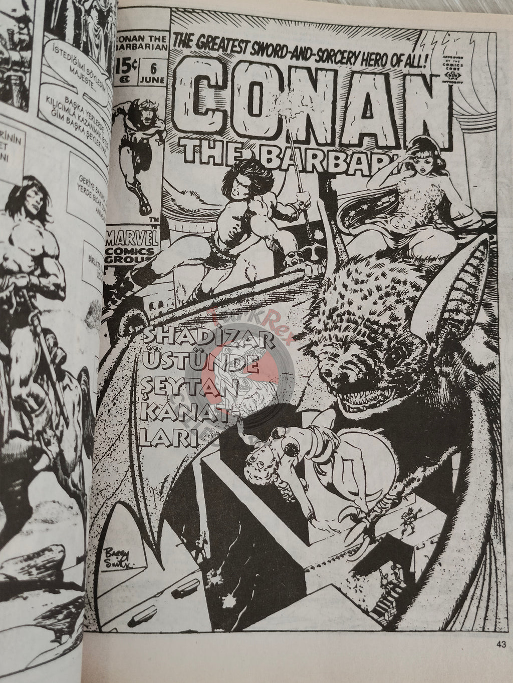 Conan #6 The Savage Sword of Conan #68 Turkish Comic Turkey The Barbarian #6