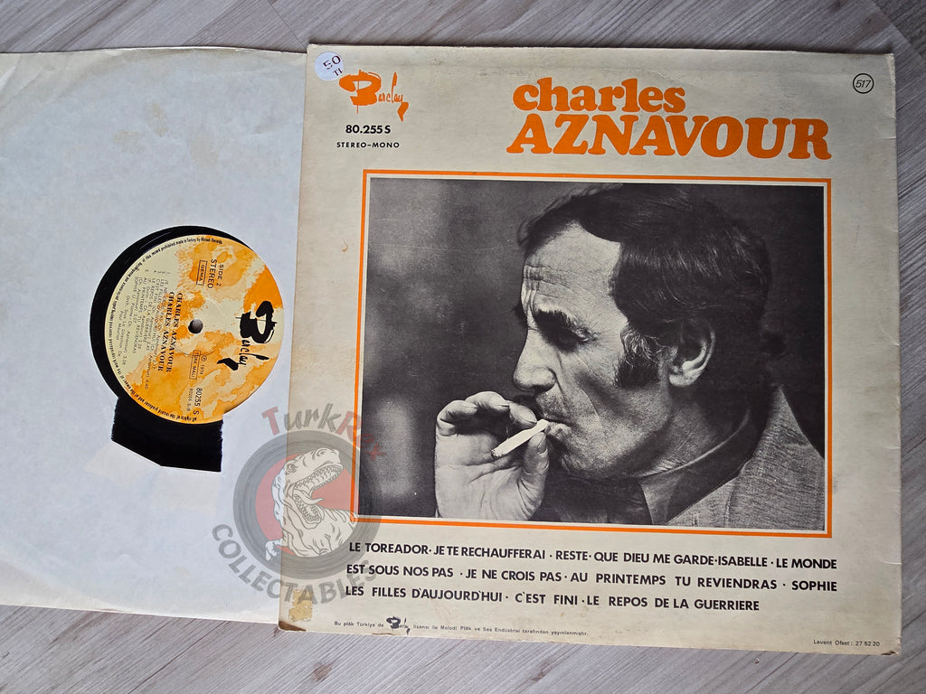 Charles Aznavour – Charles Aznavour Turkish Pressing Vinyl Turkey Edition