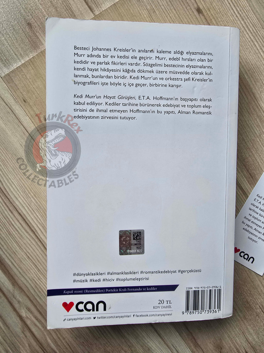 E. T. A. Hoffmann – The Life and Opinions of the Tomcat Murr 2019 Turkish Book Turkey