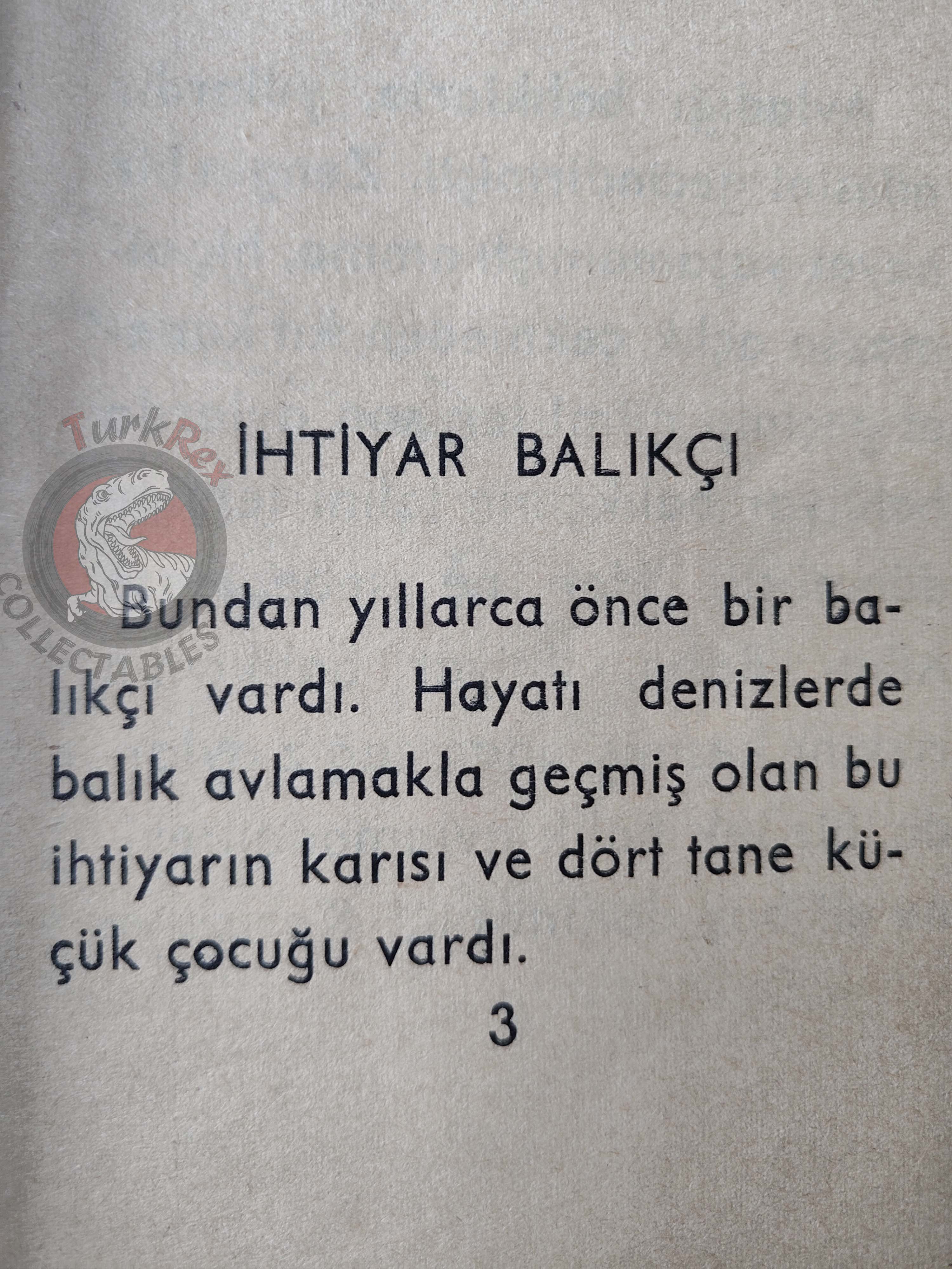 Ernest Hemingway – The Old Man and the Sea 1962 Illustrated Turkish Book Turkey
