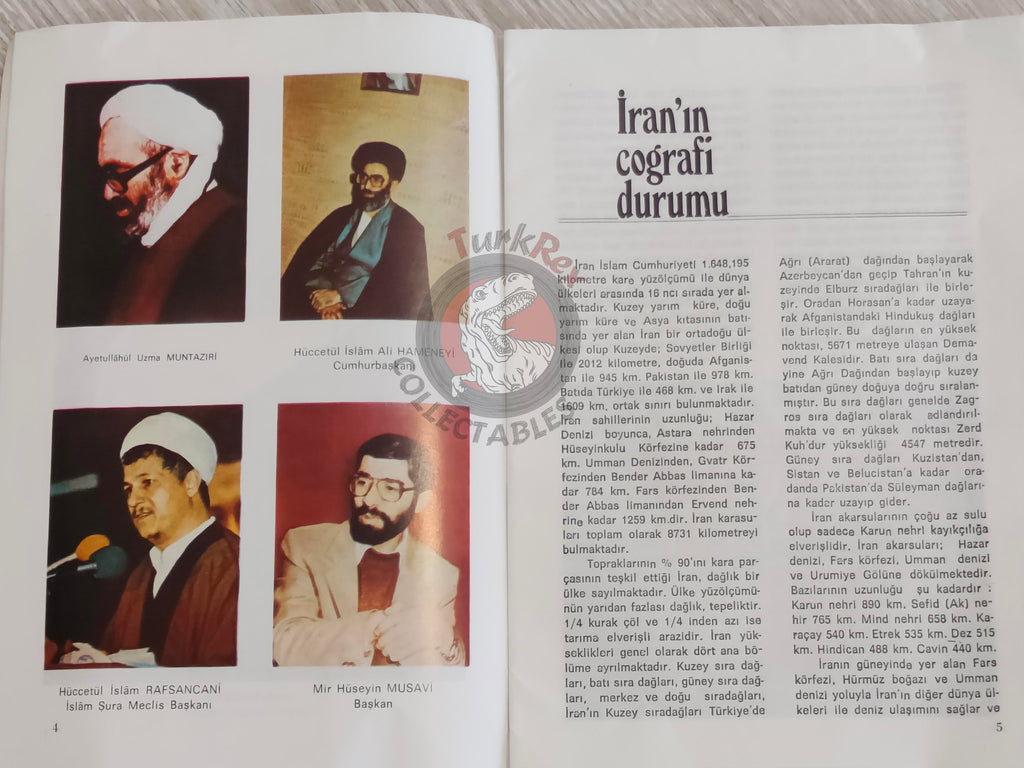 Introducing the Islamic Republic of Iran 1980s Turkish Book Propaganda Persia Ruhollah Khomeini