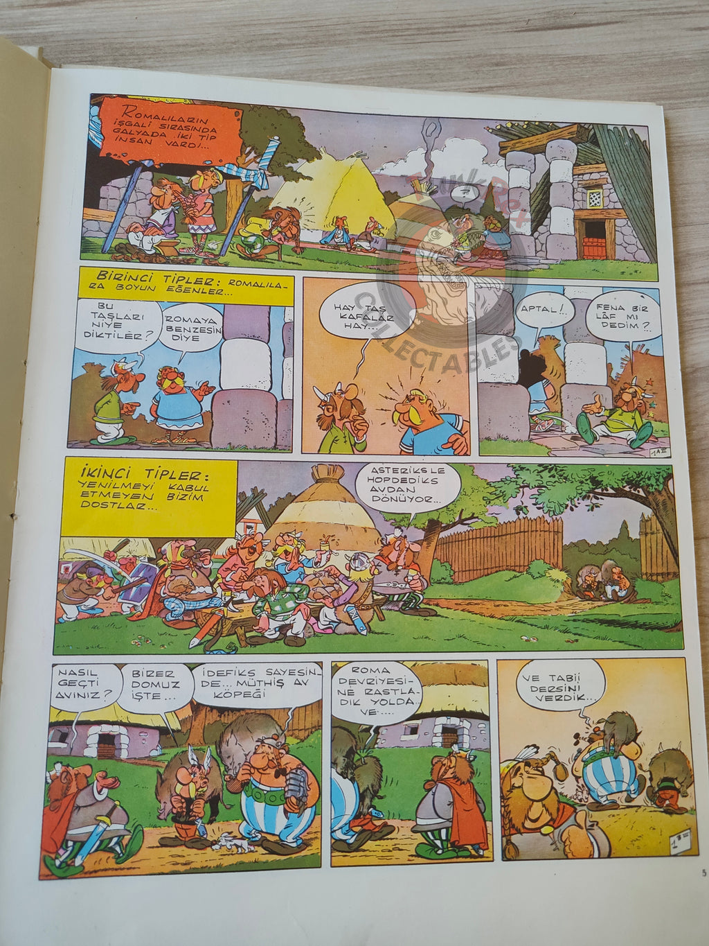 Asterix – Asterix and the Big Fight 1973 Turkish Edition Comic Turkey