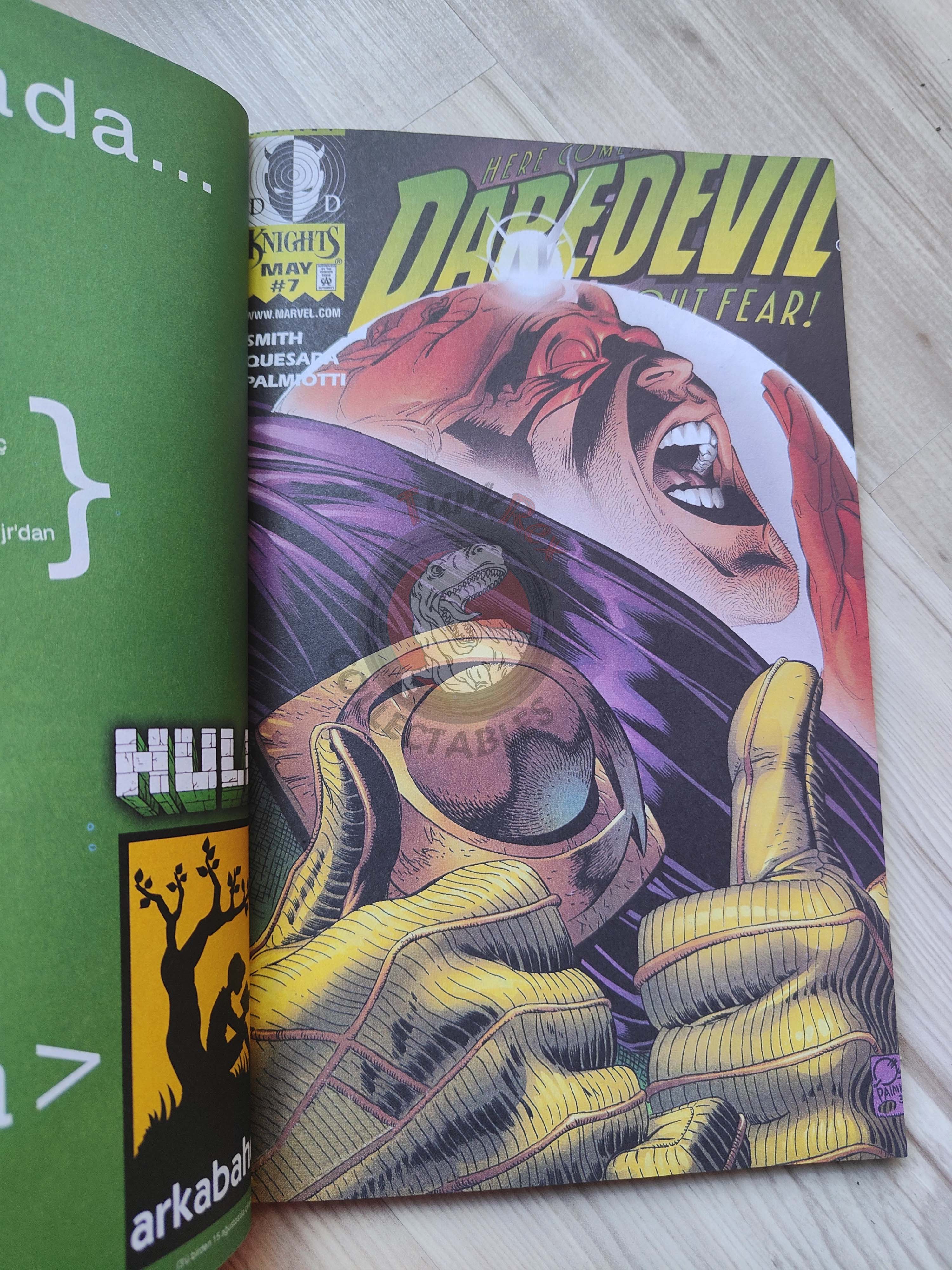 Daredevil Volume #2 Turkish Comic Turkey Marvel Knights #7–12 Spiderman