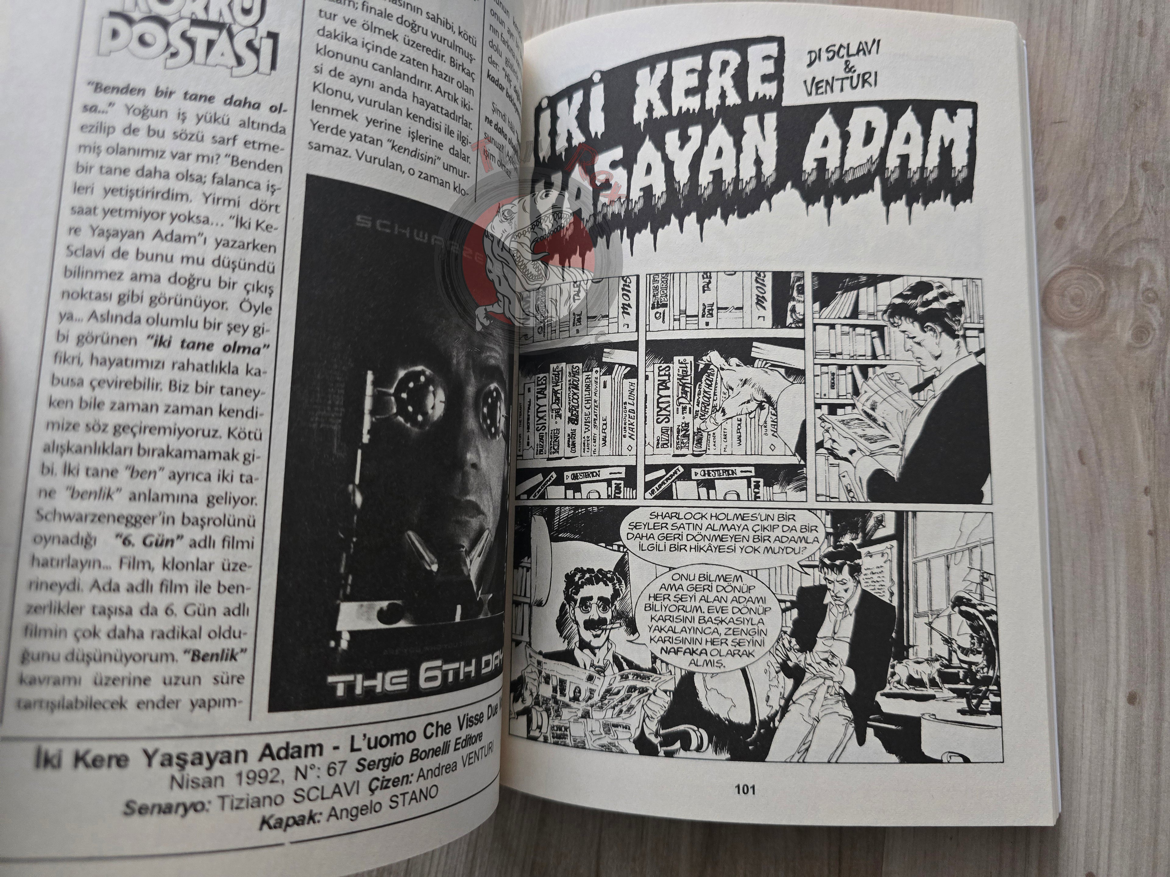 Dylan Dog #25 2010 Turkish Comic Turkey Partita con la morte #66 #67