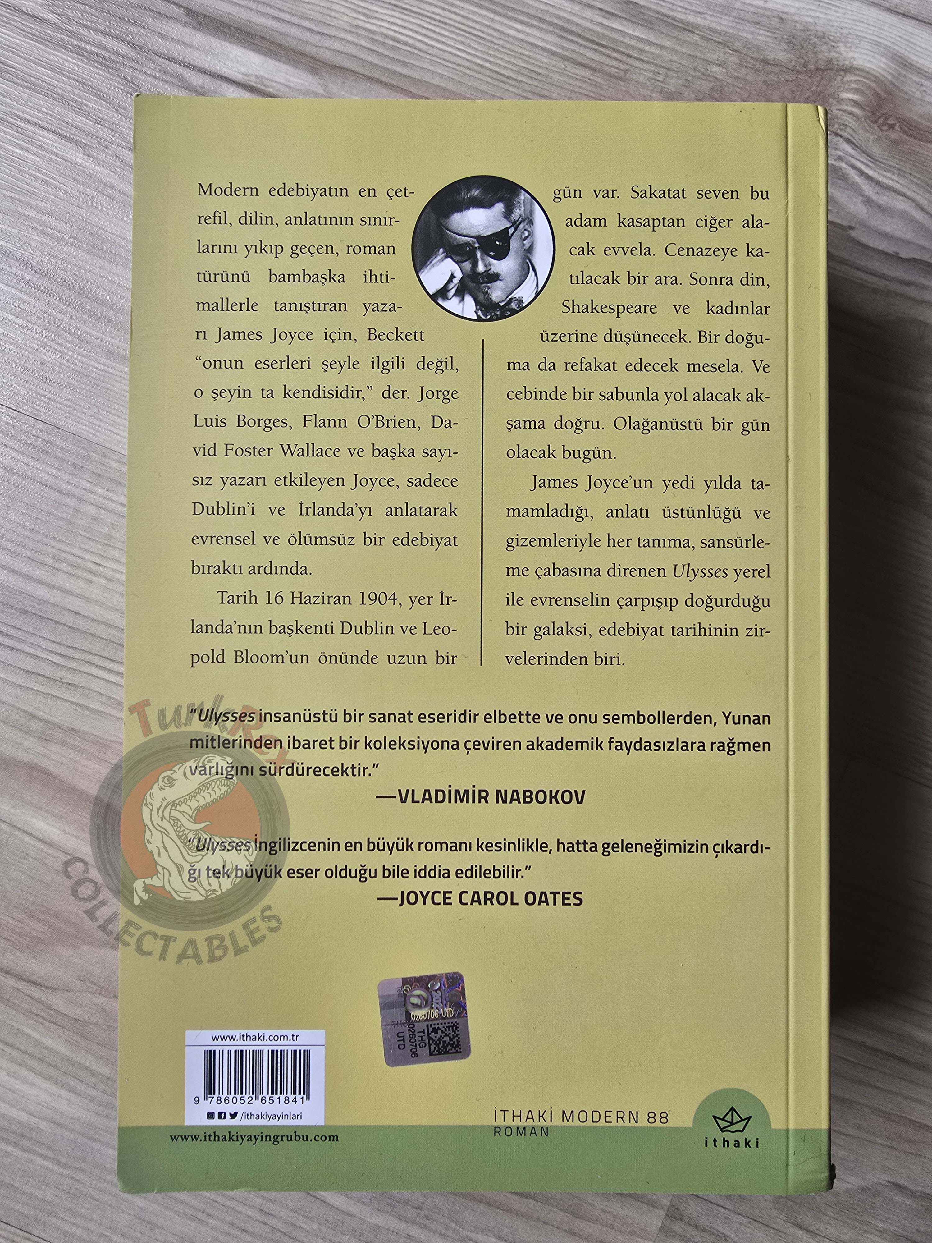 James Joyce – Ulysses Turkish Book Turkey