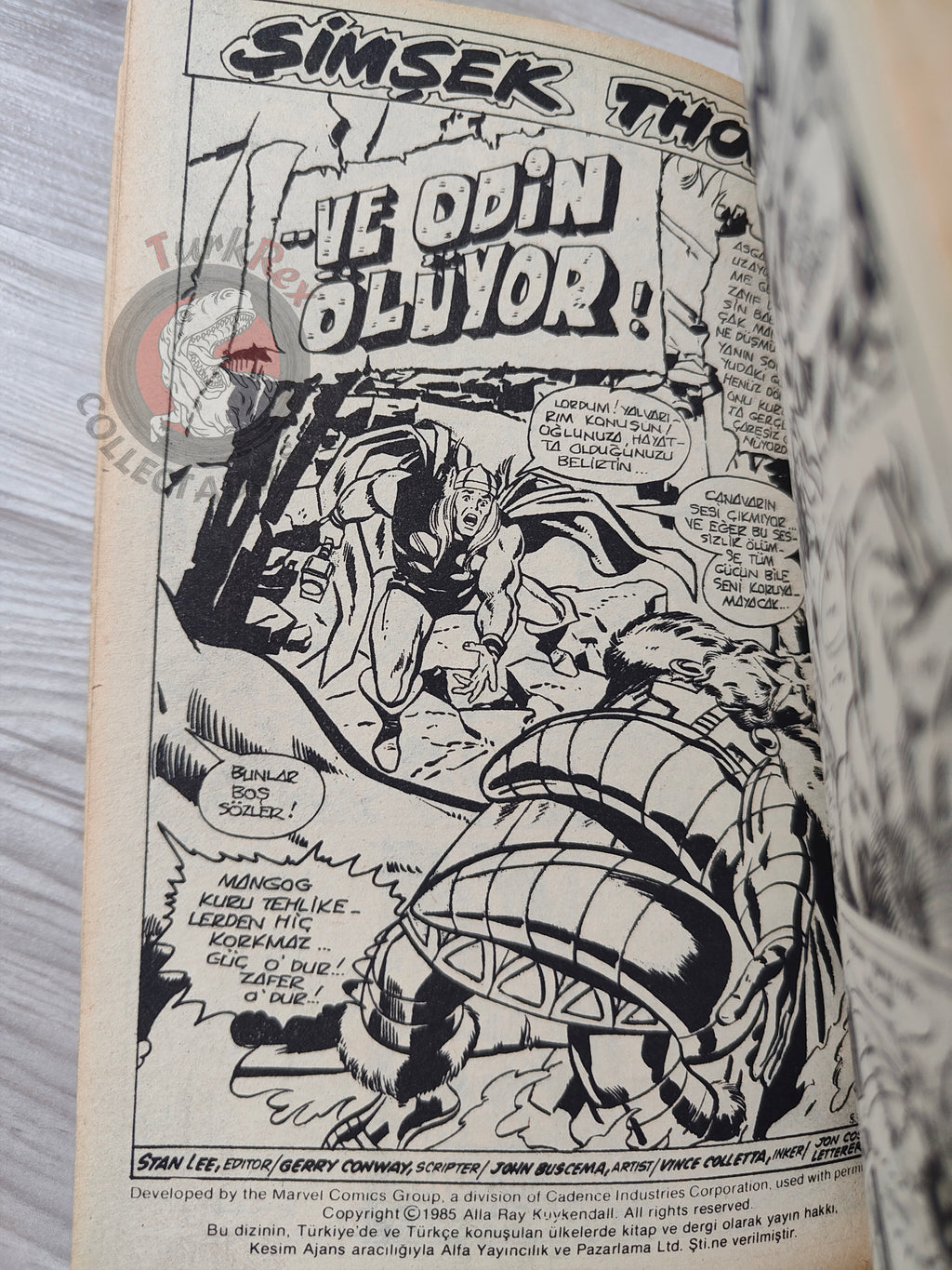 Thor #5 1985 Turkish Comic Turkey The Mighty Thor #197–200 Ragnarok