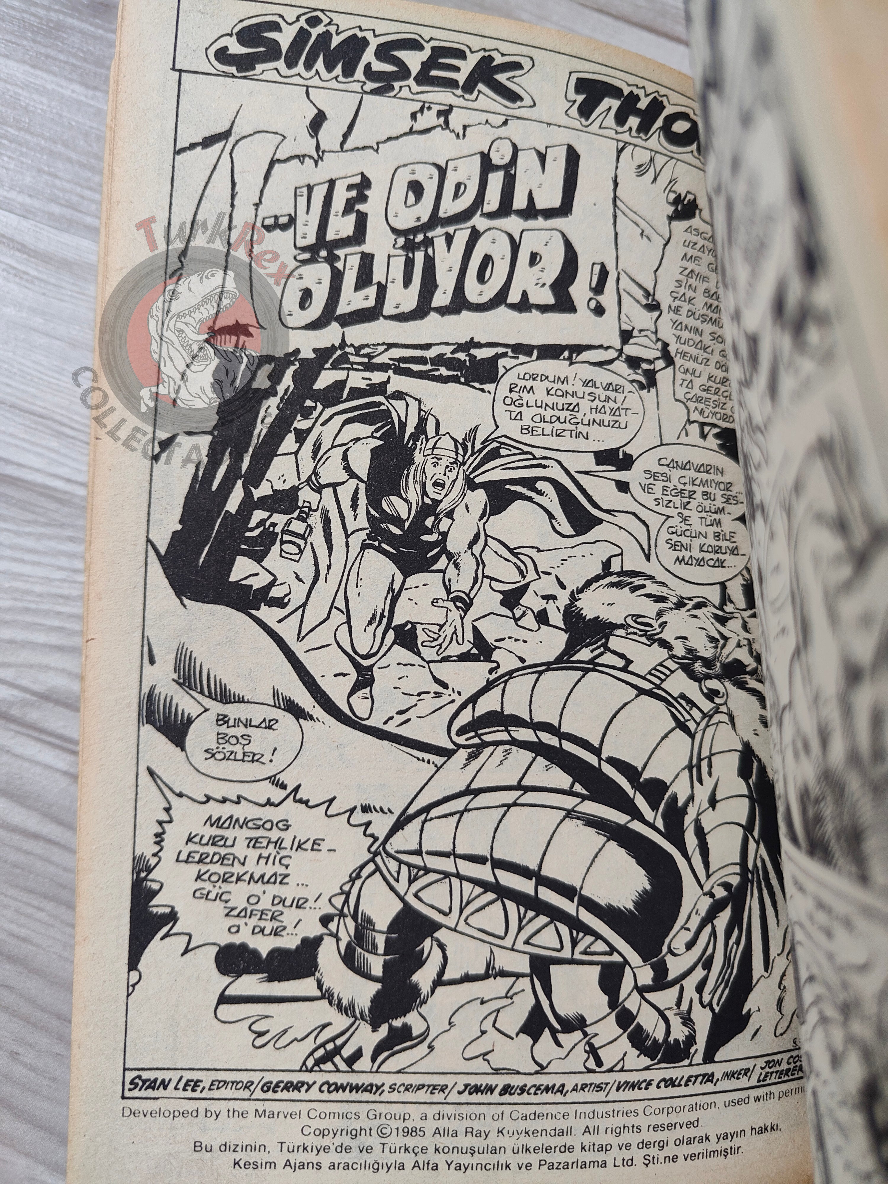 Thor #5 1985 Turkish Comic Turkey The Mighty Thor #197–200 Ragnarok