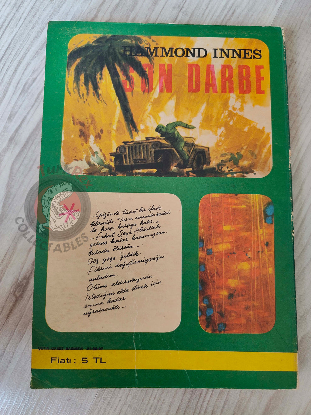 Hammond Innes – The Doomed Oasis 1966 1st Turkish Book Turkey