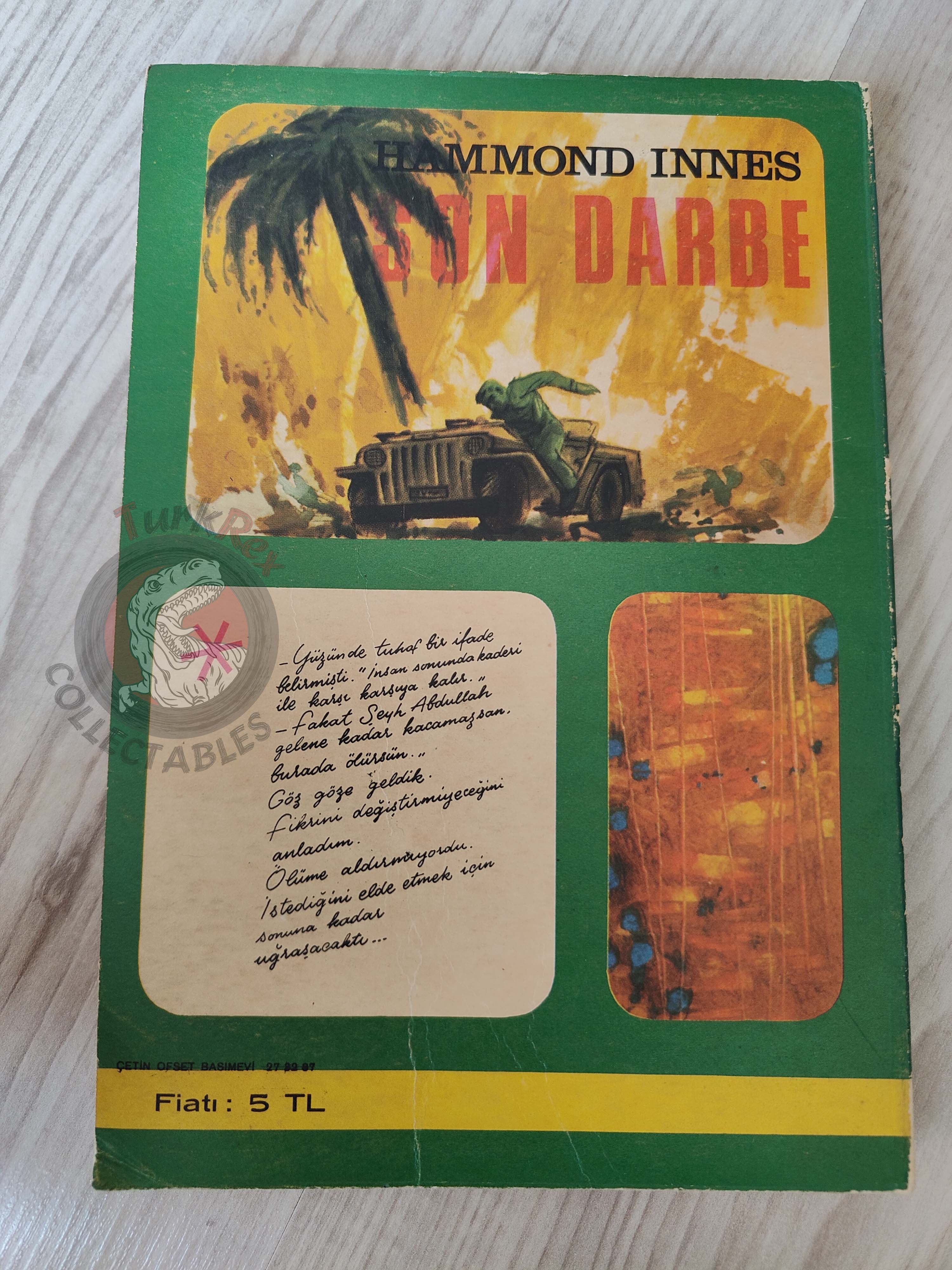 Hammond Innes – The Doomed Oasis 1966 1st Turkish Book Turkey