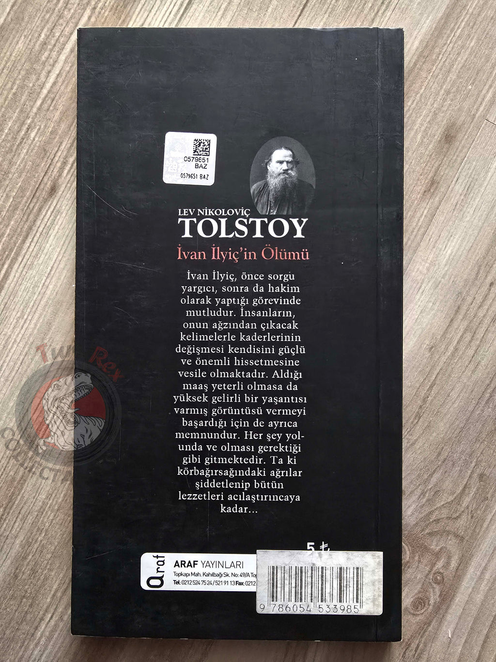 Leo Tolstoy – The Death of Ivan Ilyich 2012 Turkish Book Turkey