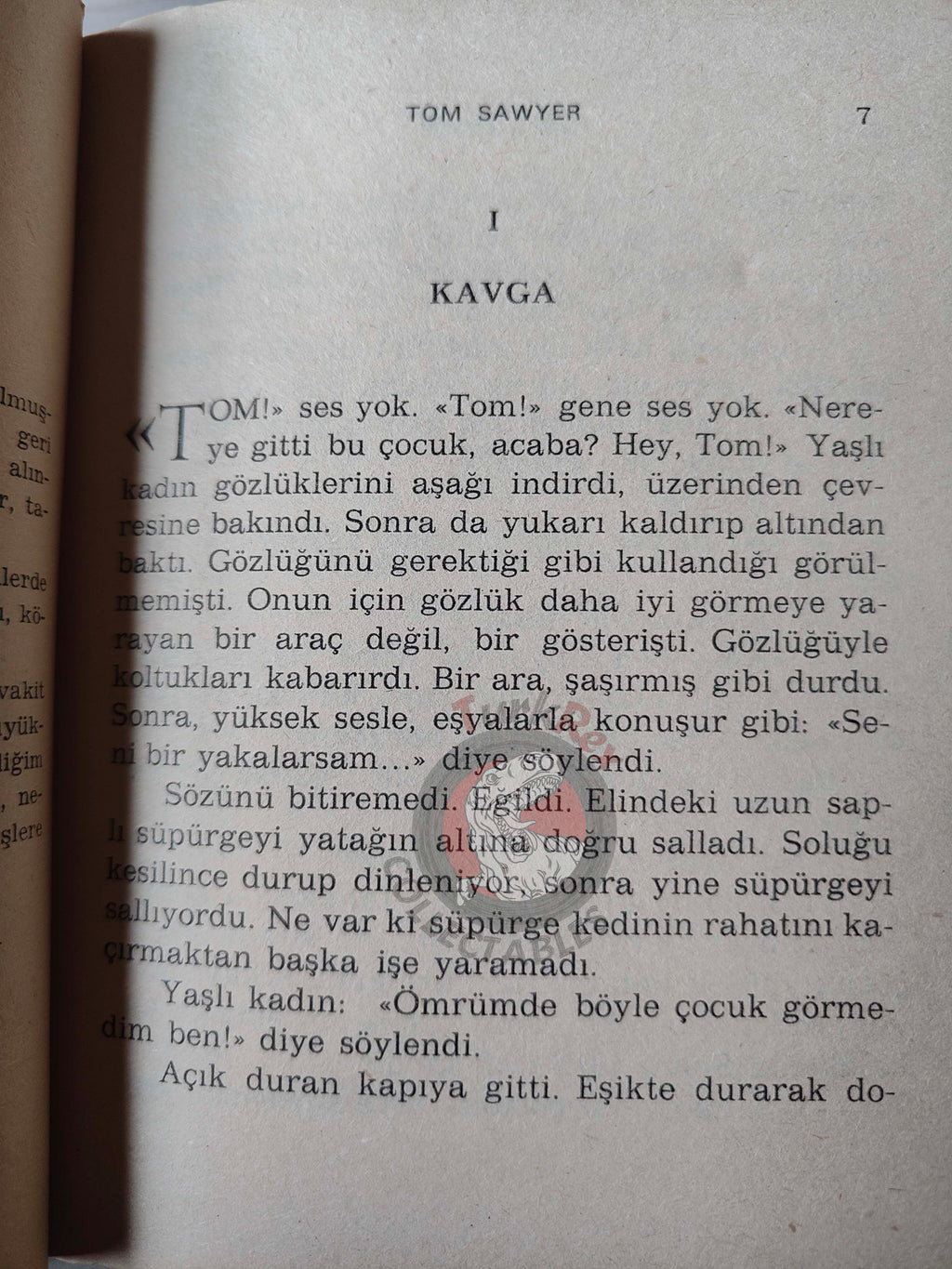 Mark Twain – Tom Sawyer 1975 HC/DJ Turkish Book Turkey Illustrated