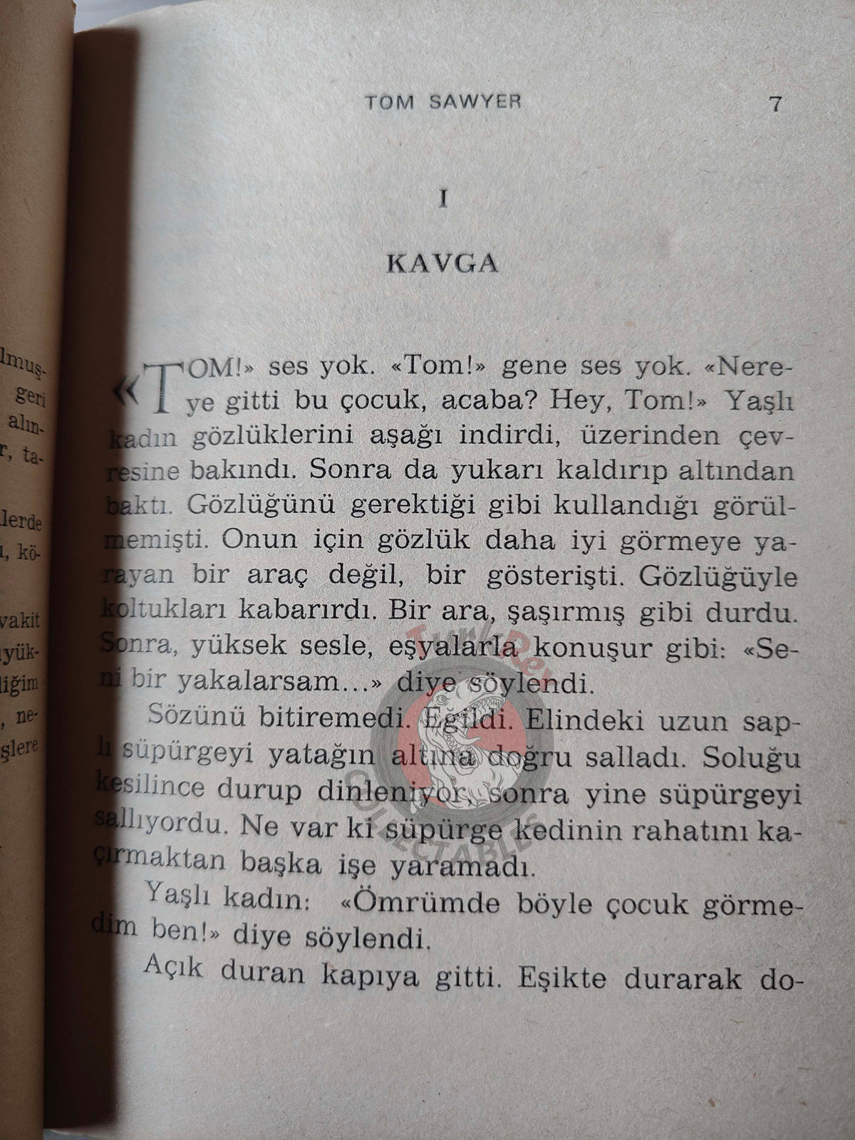 Mark Twain – Tom Sawyer 1975 HC/DJ Turkish Book Turkey Illustrated