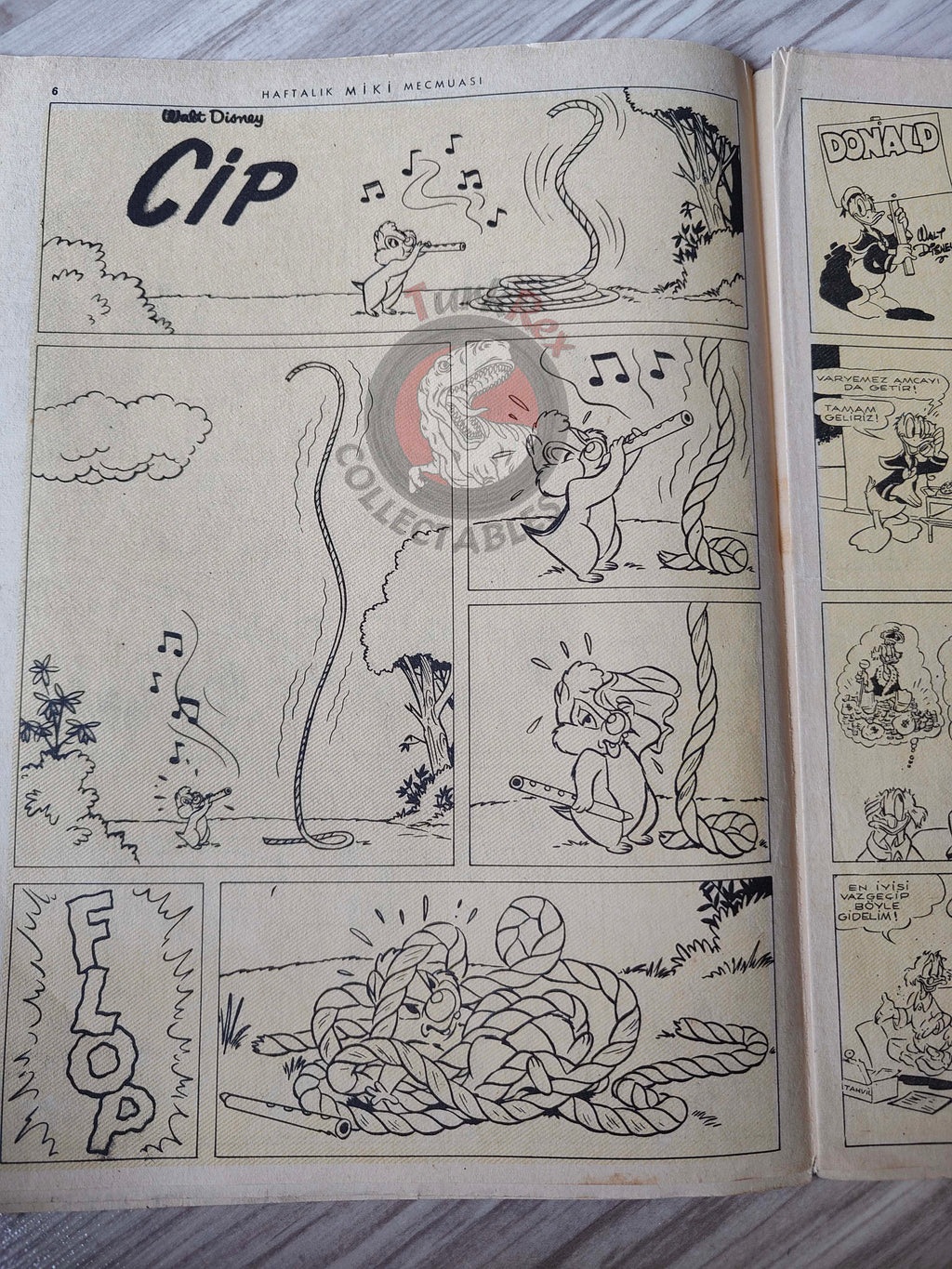 Mickey Mouse Mag #57 1963 Turkish Comic Turkey Walt Disney Donald Duck Goofy