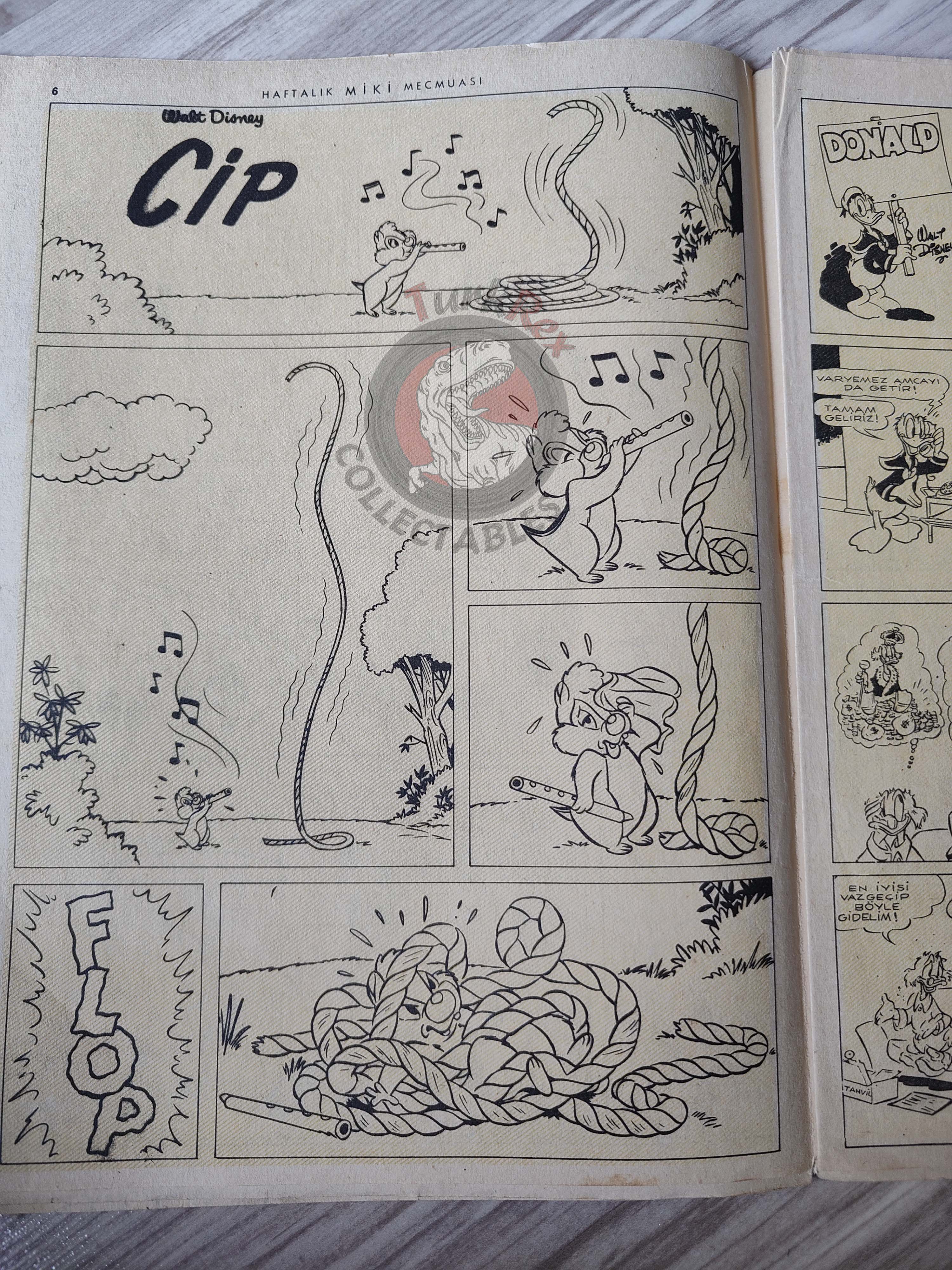 Mickey Mouse Mag #57 1963 Turkish Comic Turkey Walt Disney Donald Duck Goofy