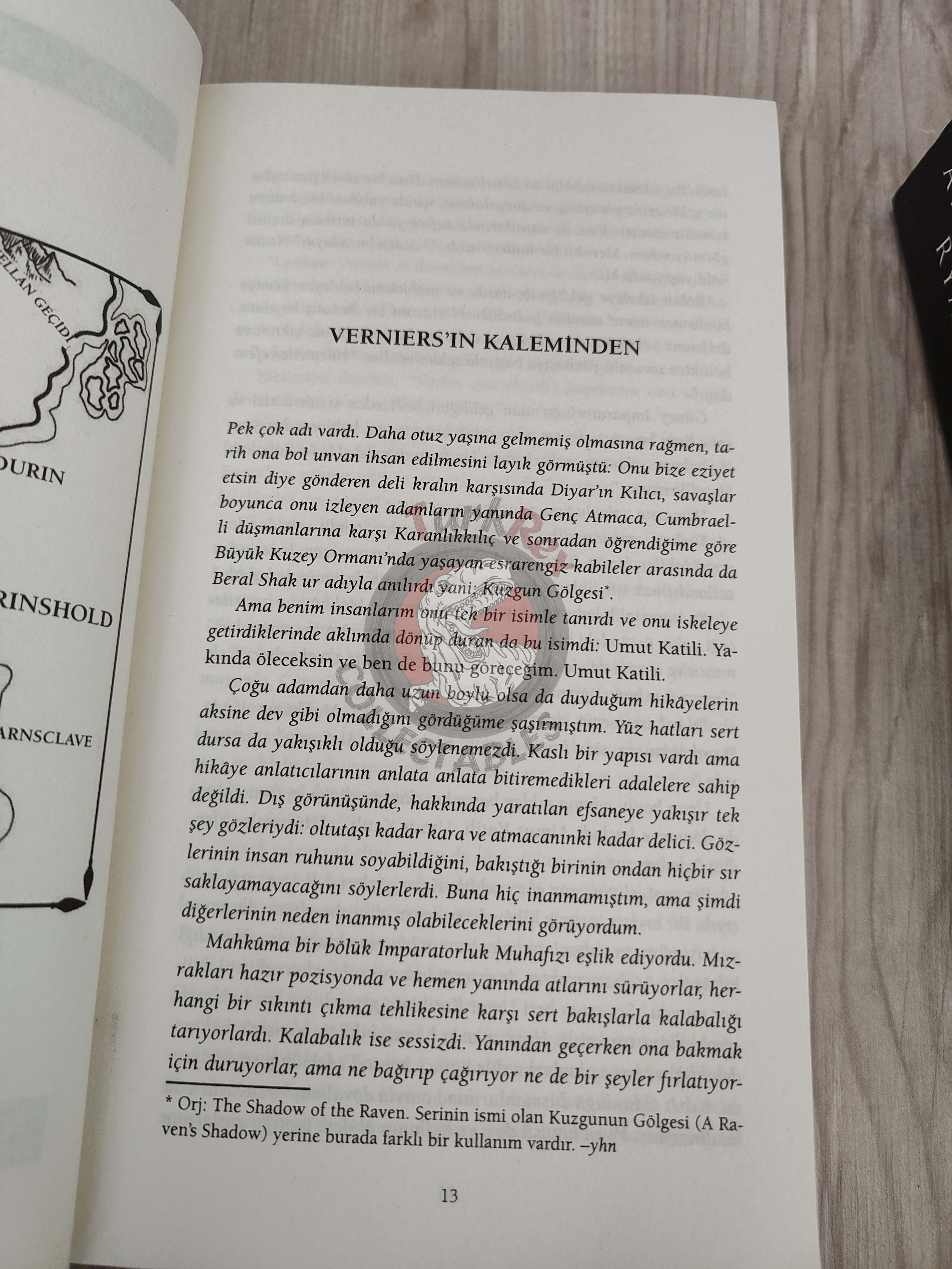 Anthony Ryan – Raven’s Shadow Series 2014 1st Turkish Book Turkey