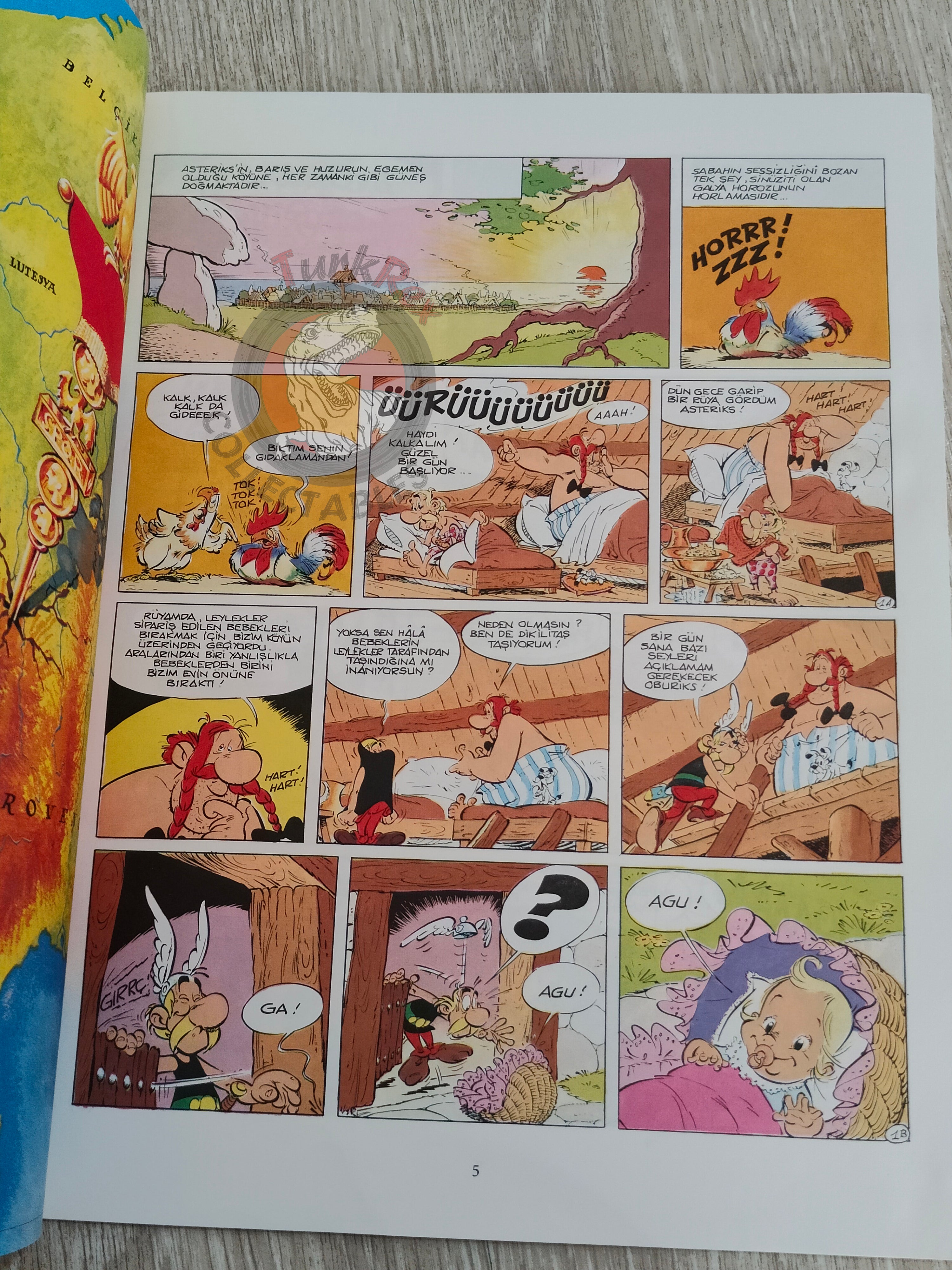 Asterix – Asterix and Son 1996 1st Edition Turkish Edition Comic Turkey