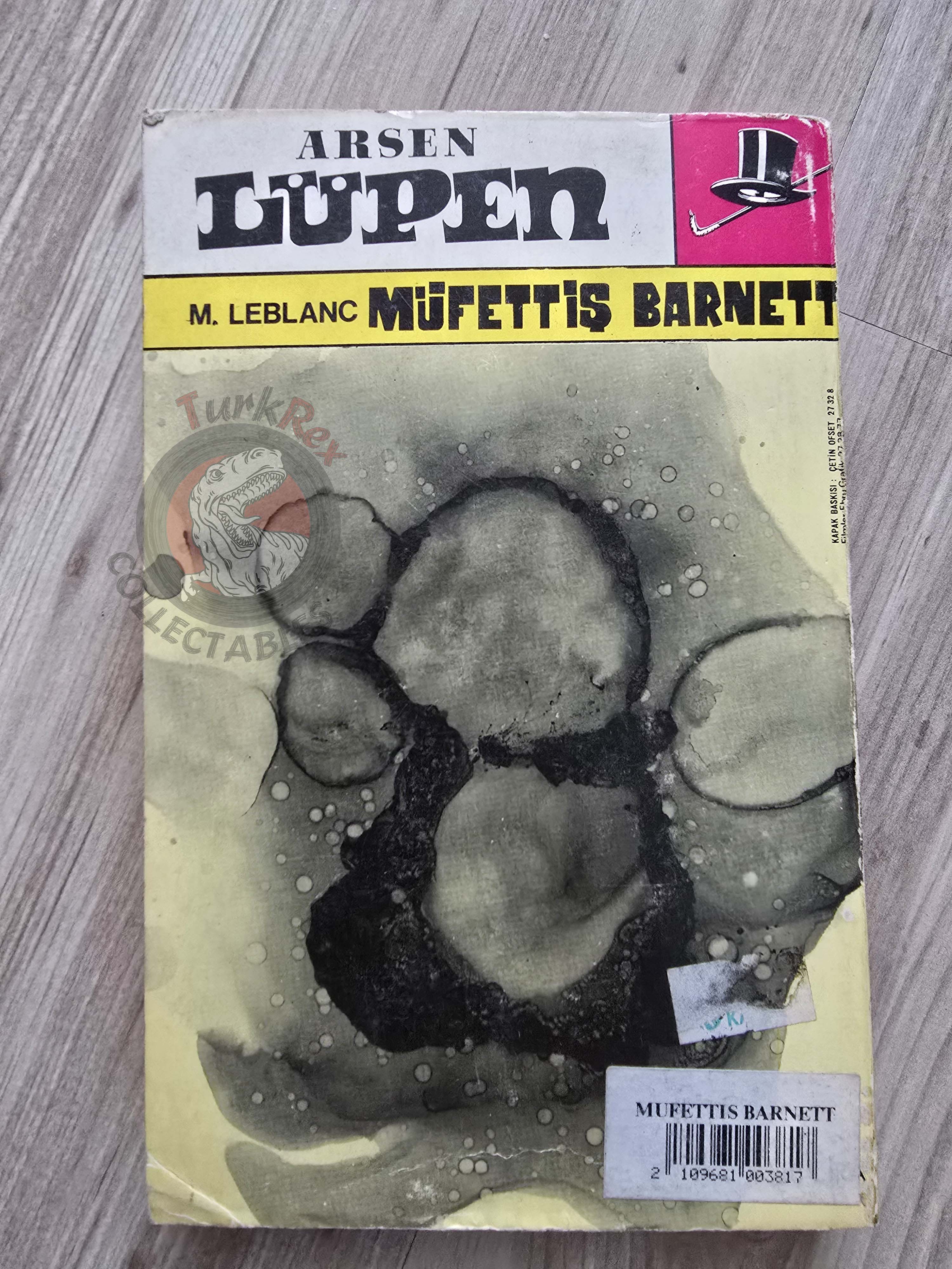 Arsène Lupin - L'Agence Barnett et Cie 1973 Turkish Book Turkey Maurice Leblanc
