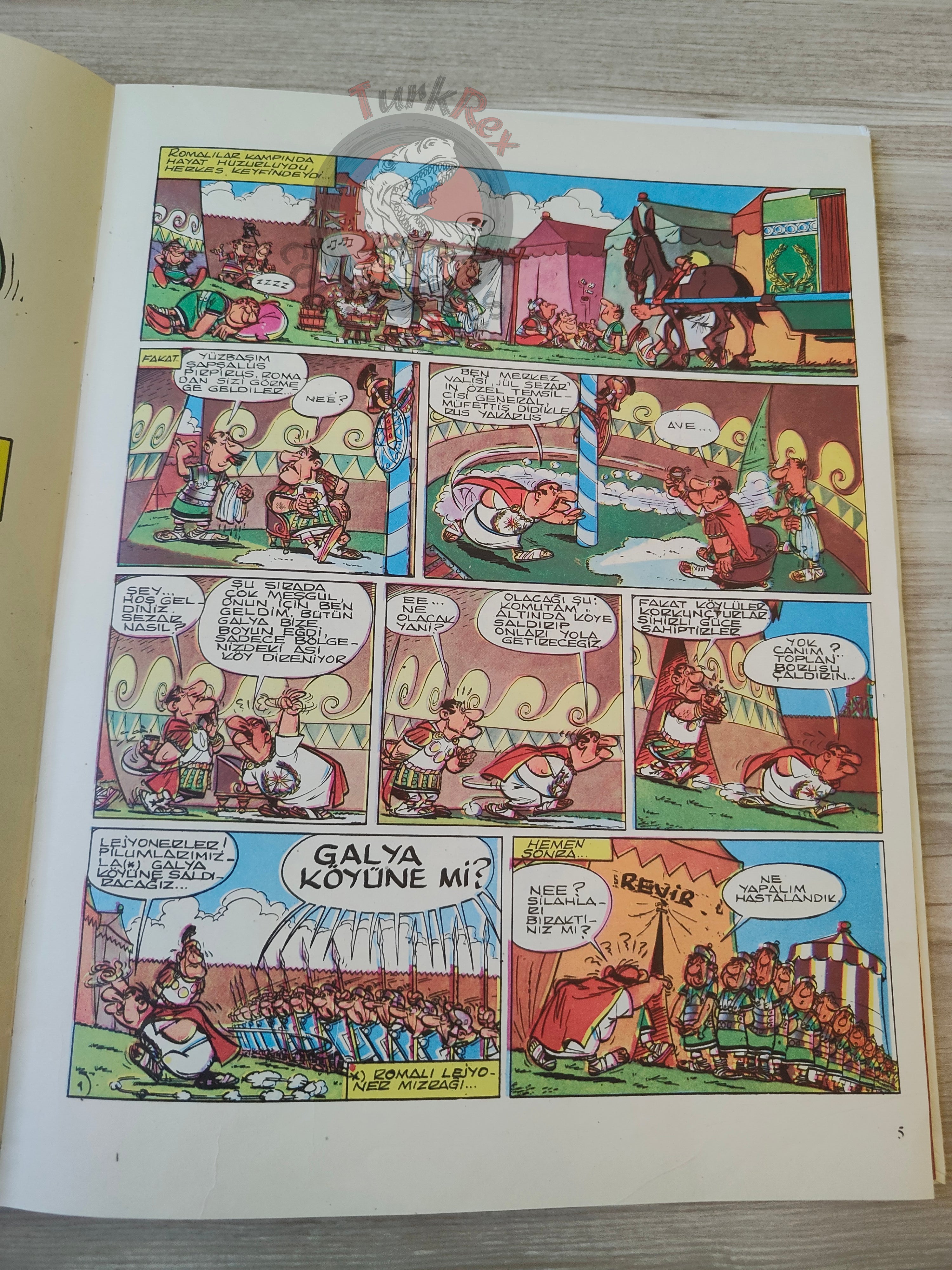 Asterix – Asterix and the Banquet 1981 Turkish Edition Comic Turkey