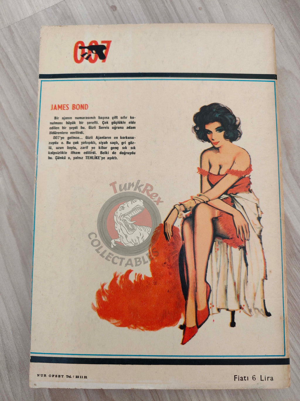 James Bond - Casino Royale 1965 Turkish Book Turkey Ian Fleming