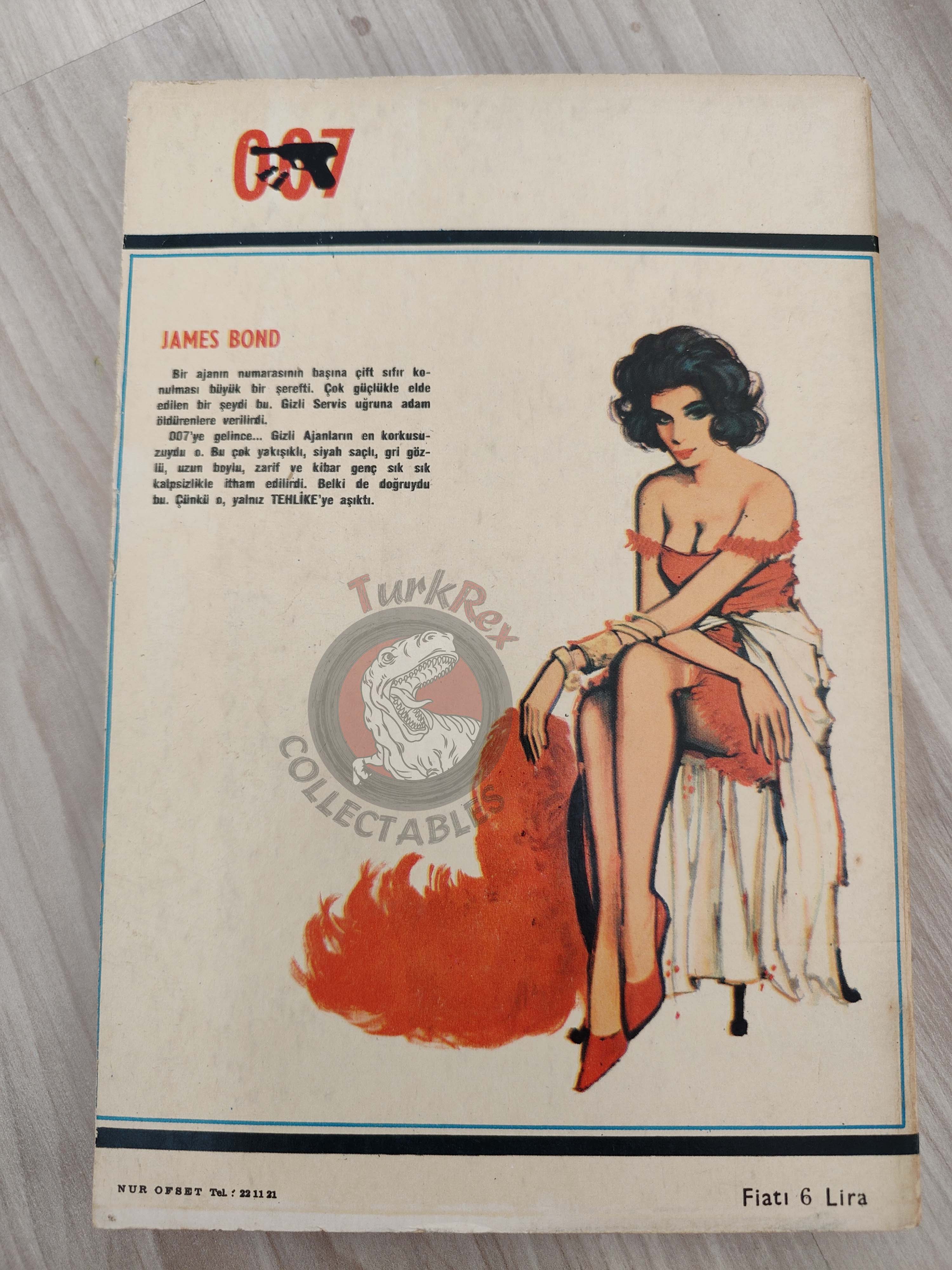 James Bond - Casino Royale 1965 Turkish Book Turkey Ian Fleming