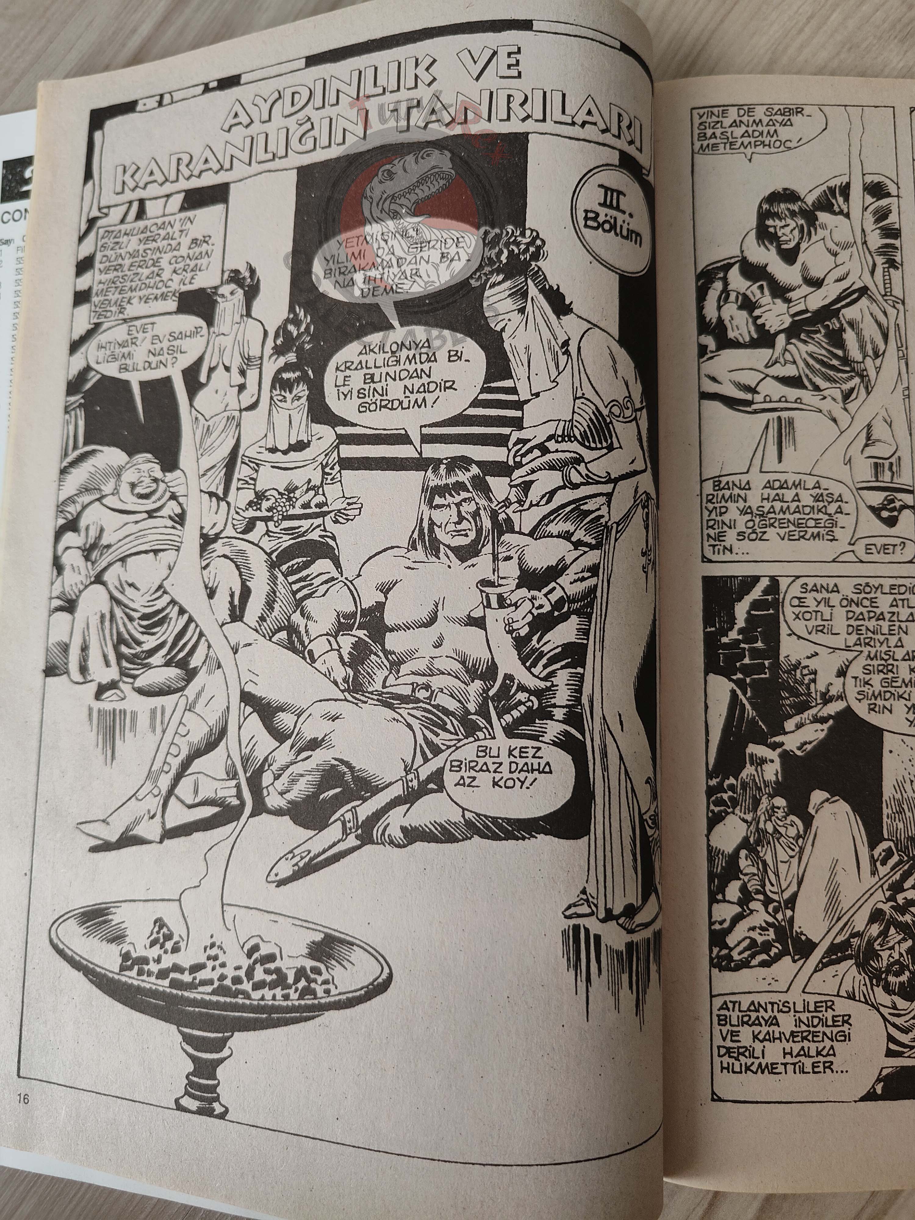 Imparator Conan #14 Kull #1 Turkish Comic Turkey Frank Frazetta