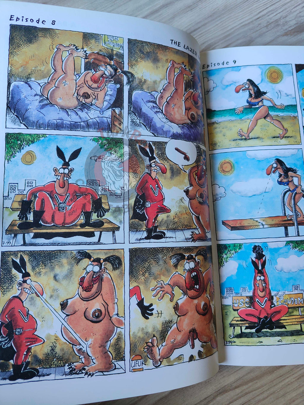 The Adventures of Viagraman Turkish Comic Turkey Ufuk Uyanık Adult Humor