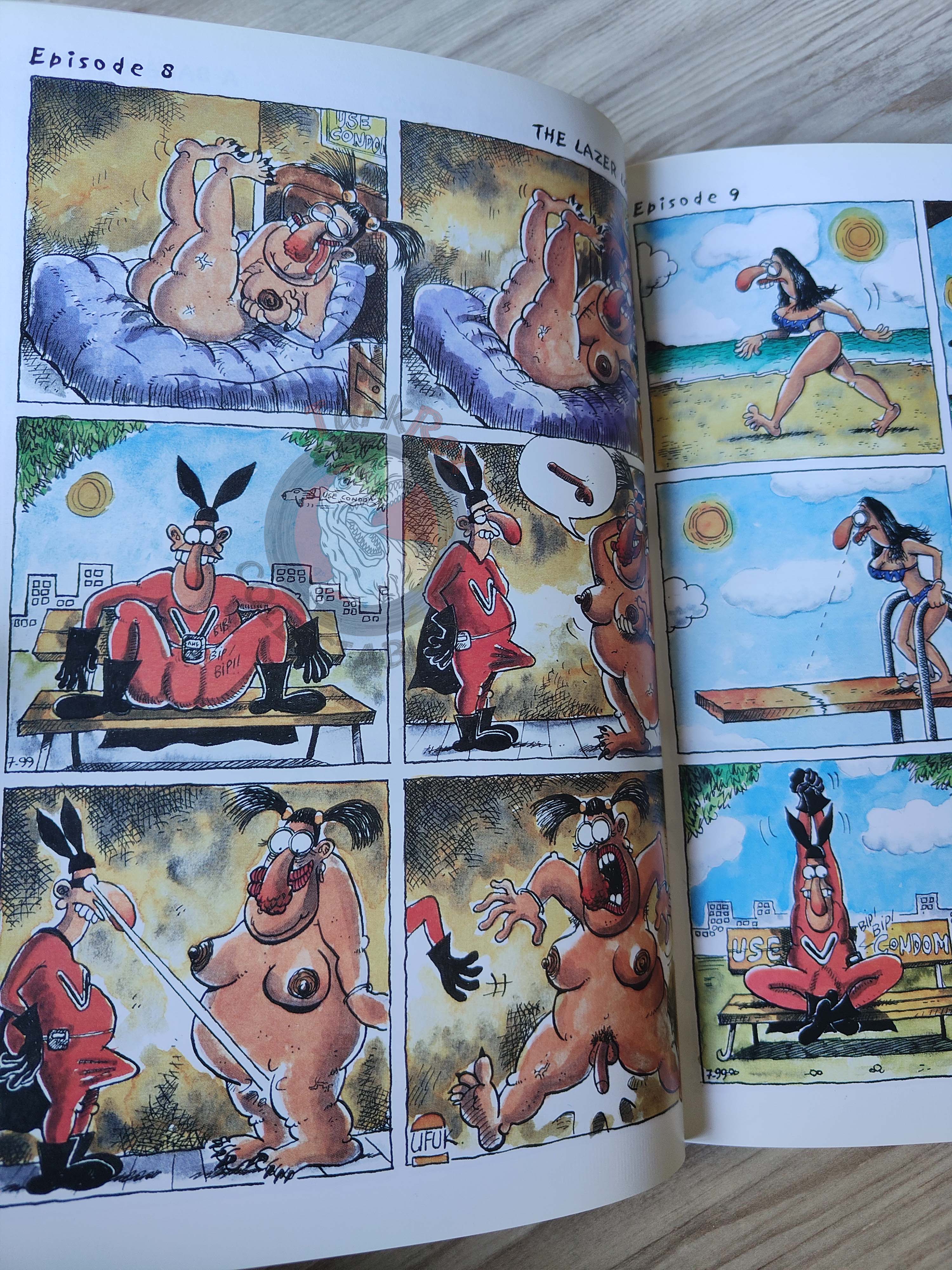 The Adventures of Viagraman Turkish Comic Turkey Ufuk Uyanık Adult Humor