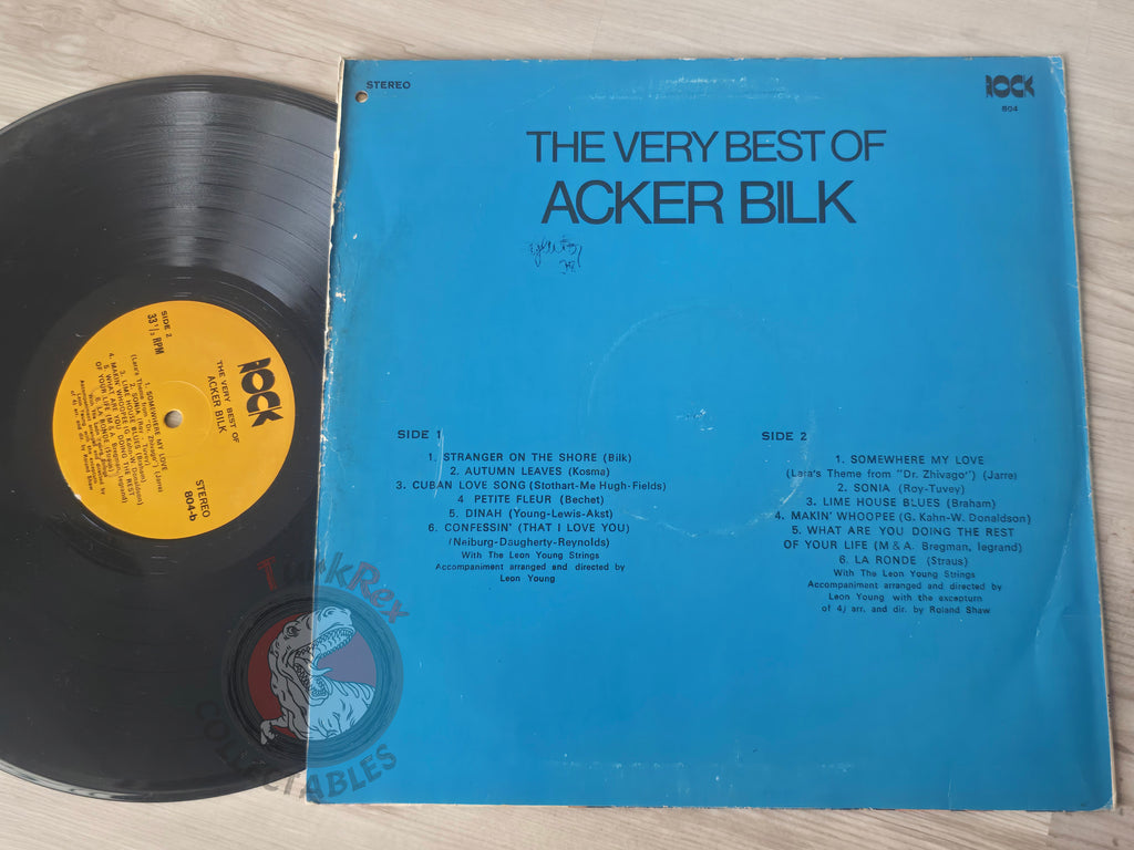 Acker Bilk – The Very Best Of Acker Bilk  Tourists Turkish Pressing Vinyl Turkey Edition