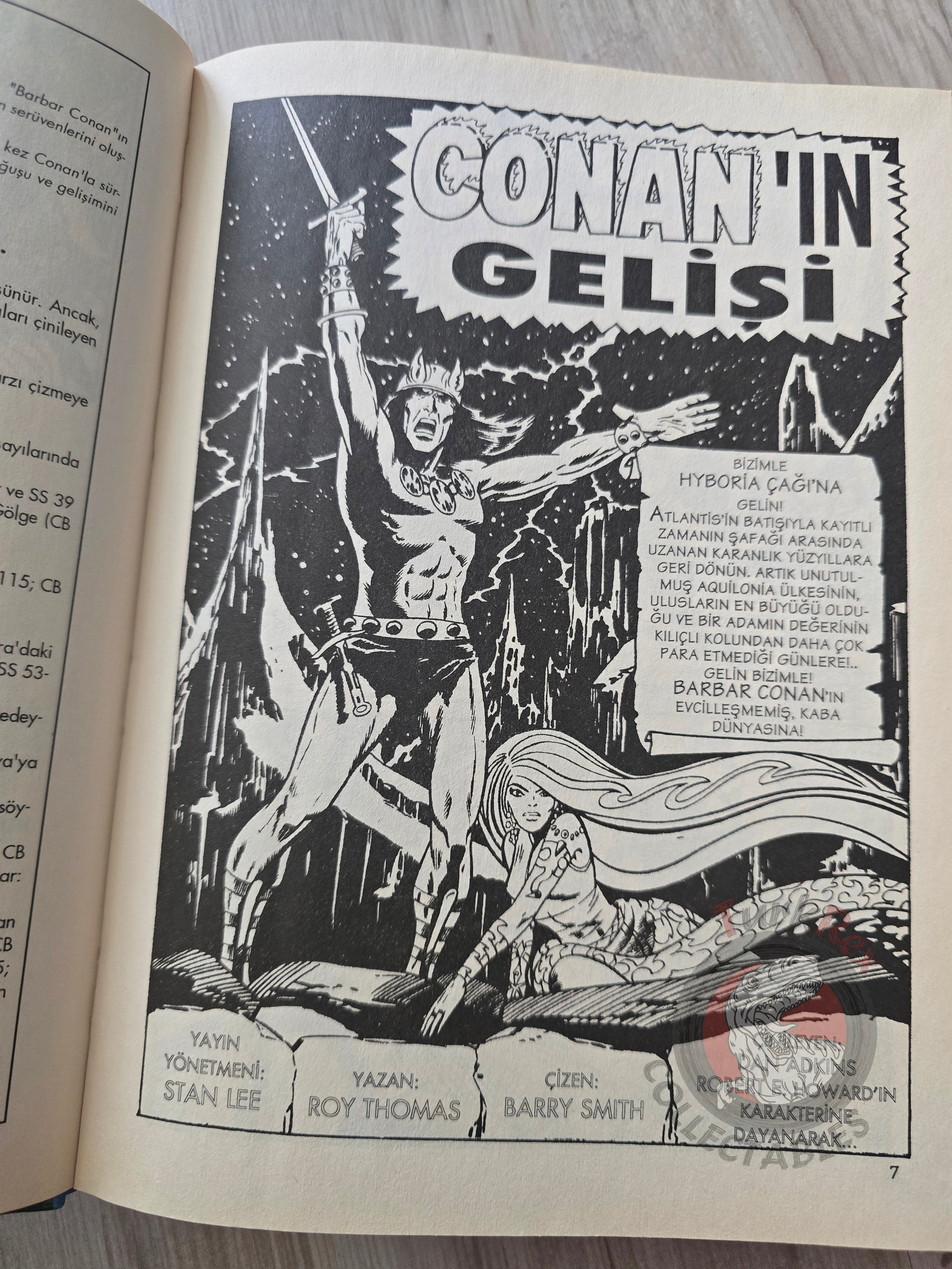 Conan the Barbarian Issues #1–12 Turkish Comic Turkey Hardcover