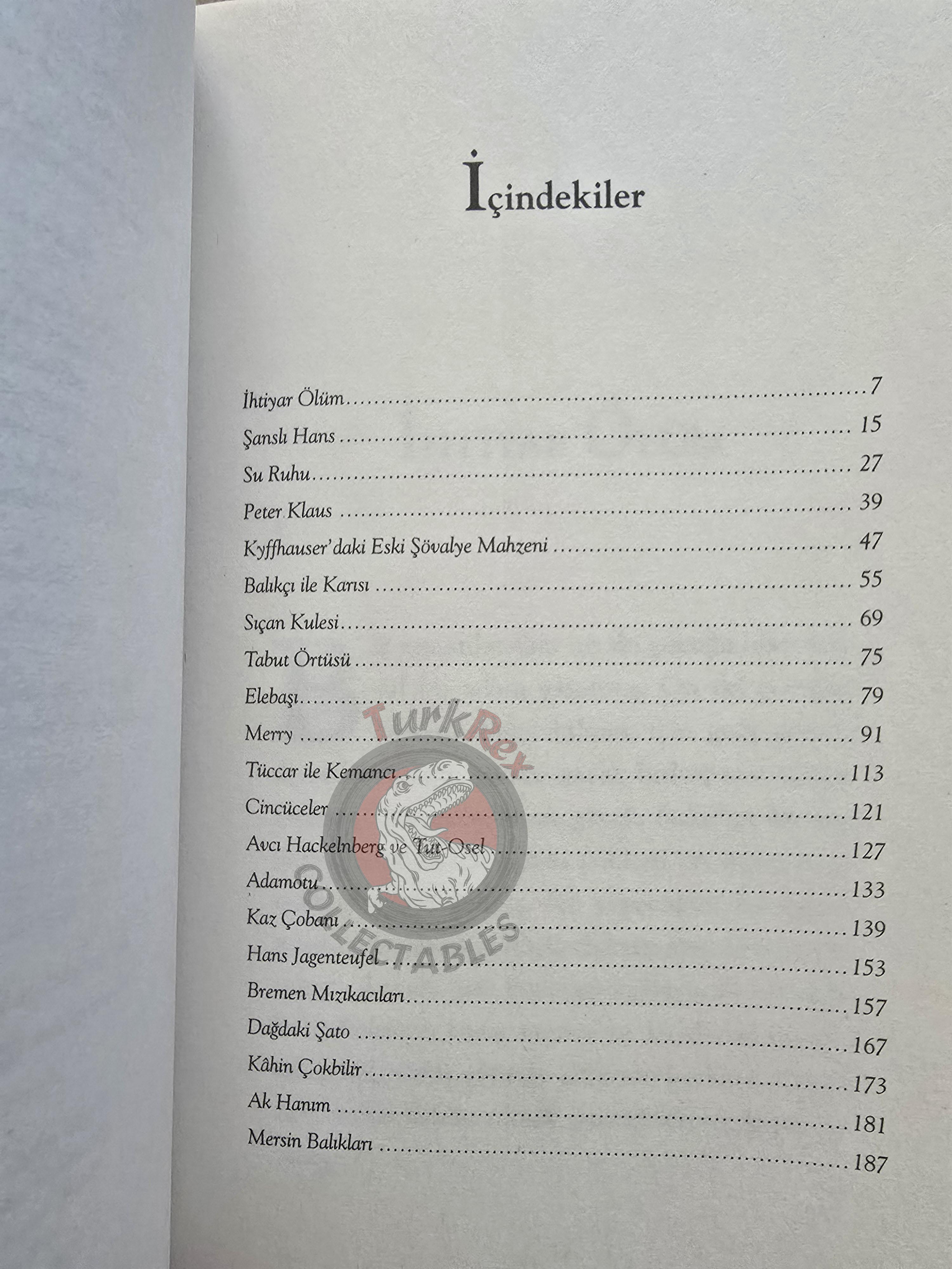 German Folk Tales 2021 Turkish Book Turkey Hans Jagenteufel