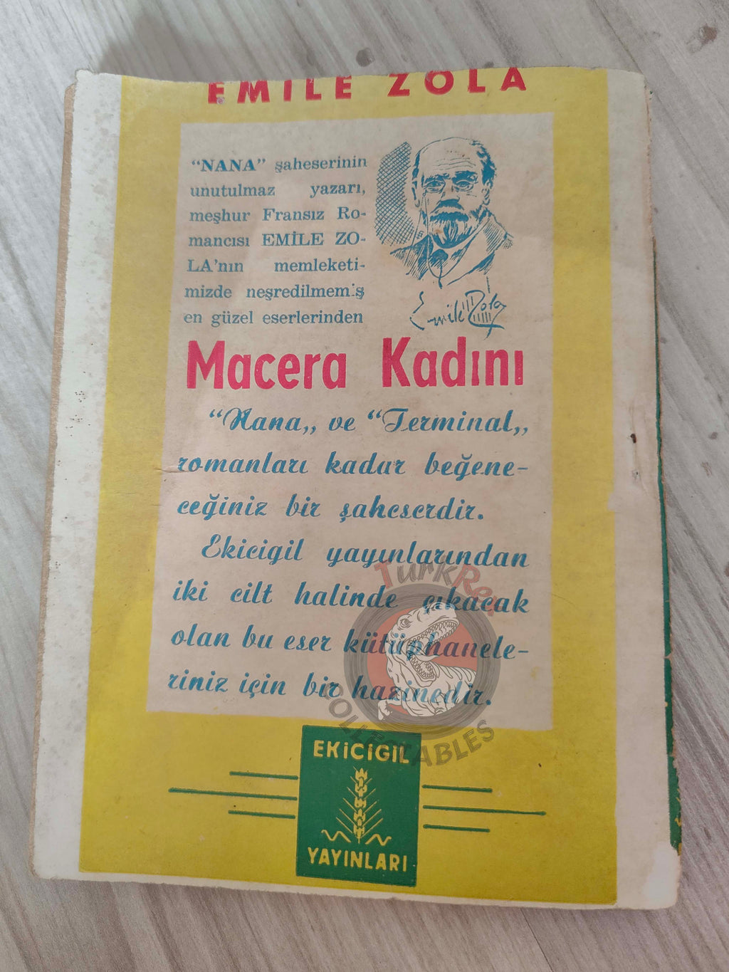 Honoré de Balzac – The Girl with the Golden Eyes 1955 1st Turkish Book Turkey