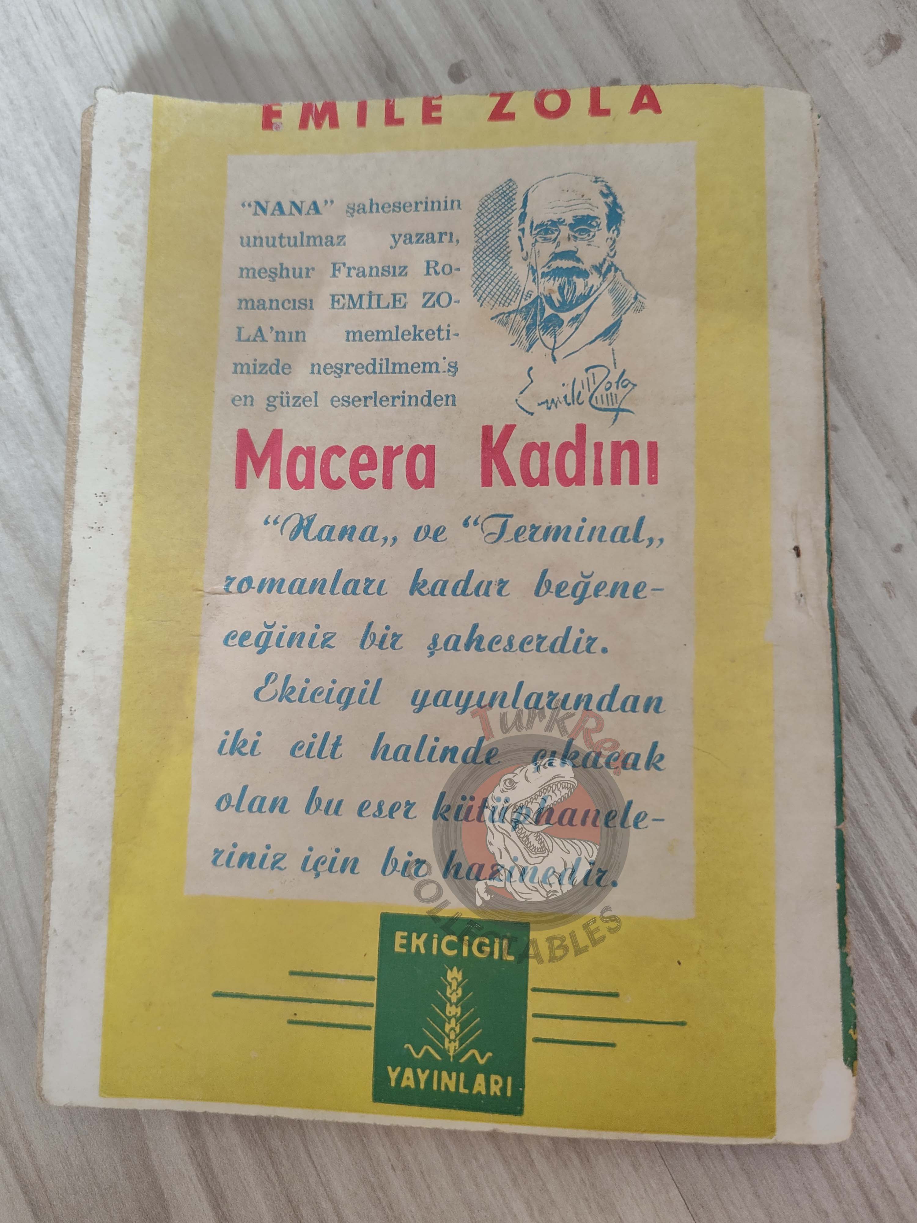 Honoré de Balzac – The Girl with the Golden Eyes 1955 1st Turkish Book Turkey