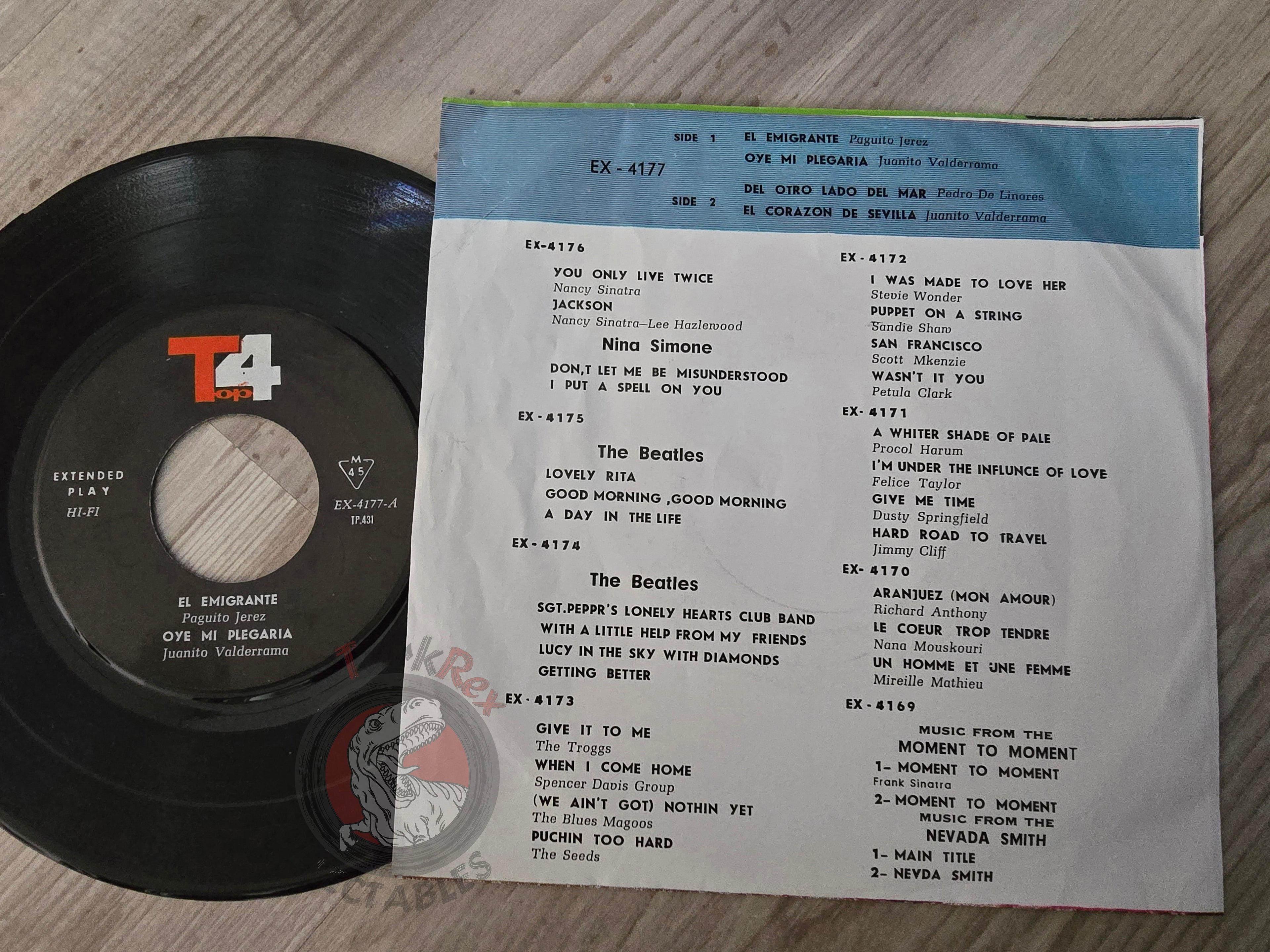 Paquito Jerez / Juanito Valderrama / Pedro De Linares ‎ 7" Iran Pressing Vinyl Iranian Edition
