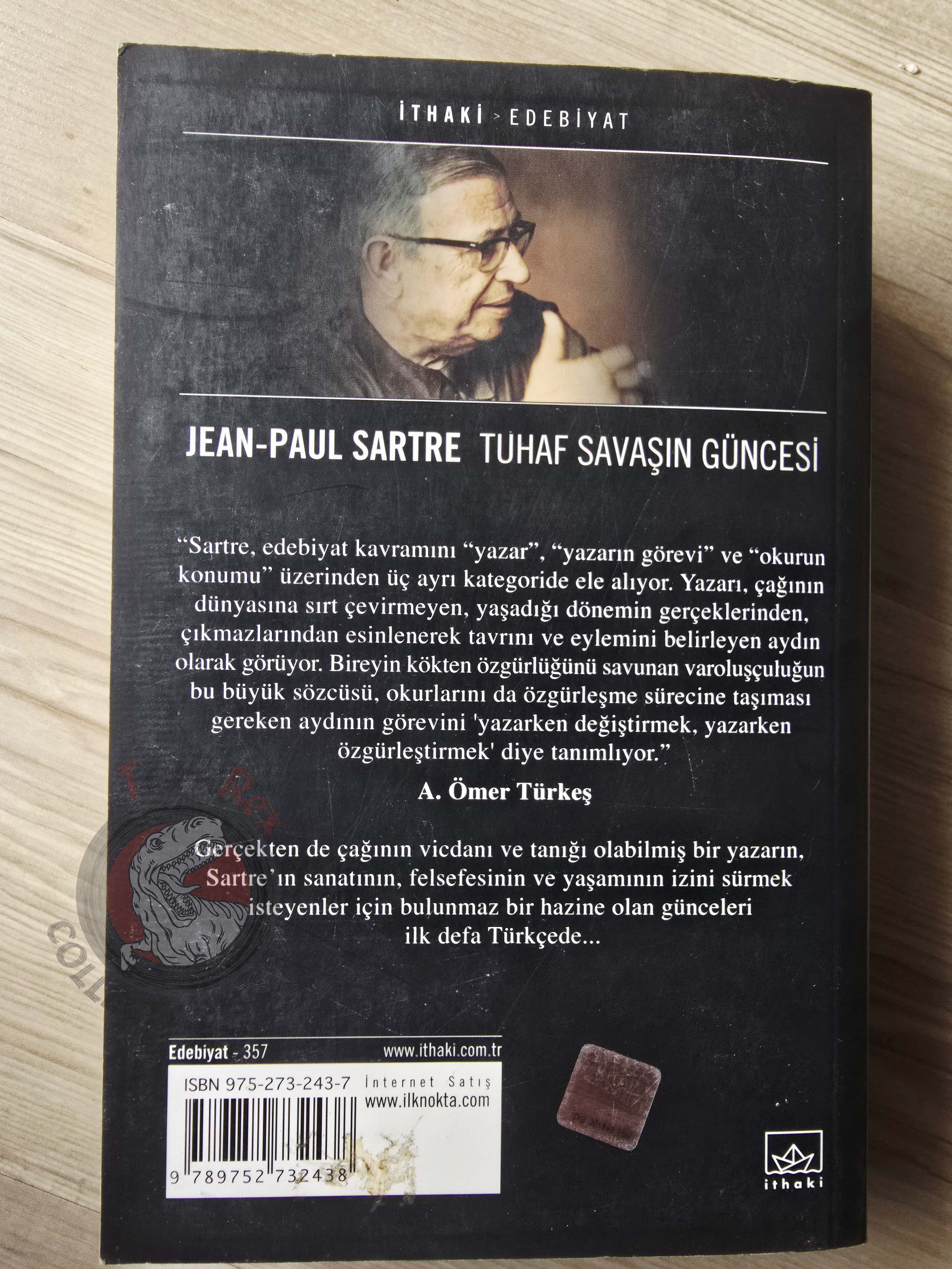 Jean-Paul Sartre – War Diaries 2006 Turkish Book Turkey