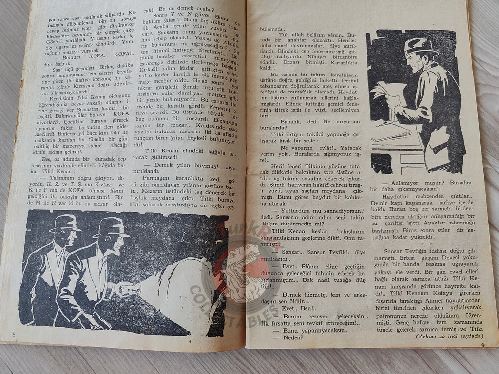 1001 Roman 1944 The Phantom - The Singh Brotherhood / The Sky Band Turkish Comic Mag Turkey
