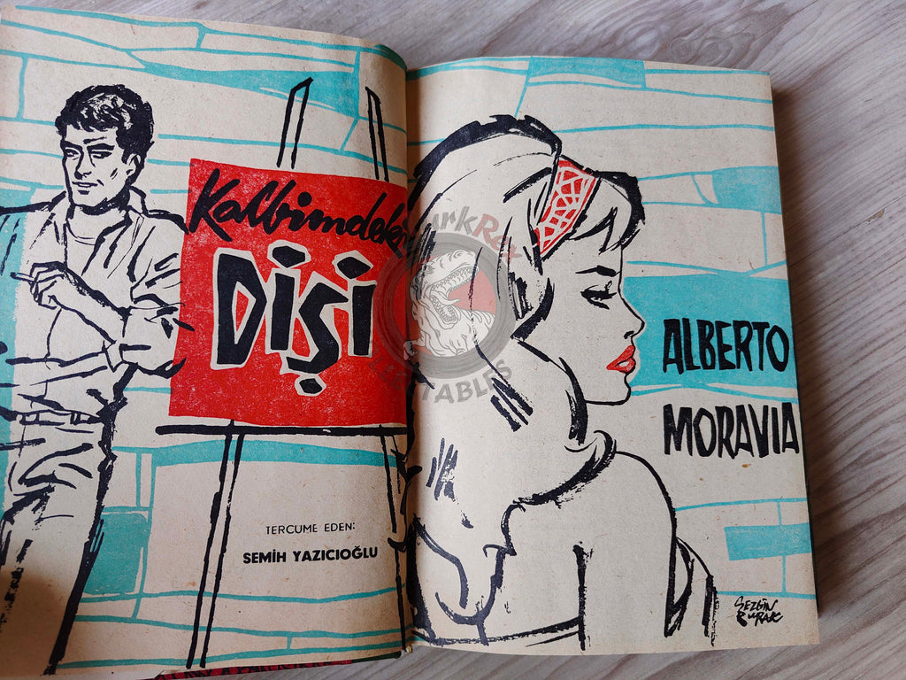 Alberto Moravia – La noia 1962 HC /DJ Turkish Book Turkey