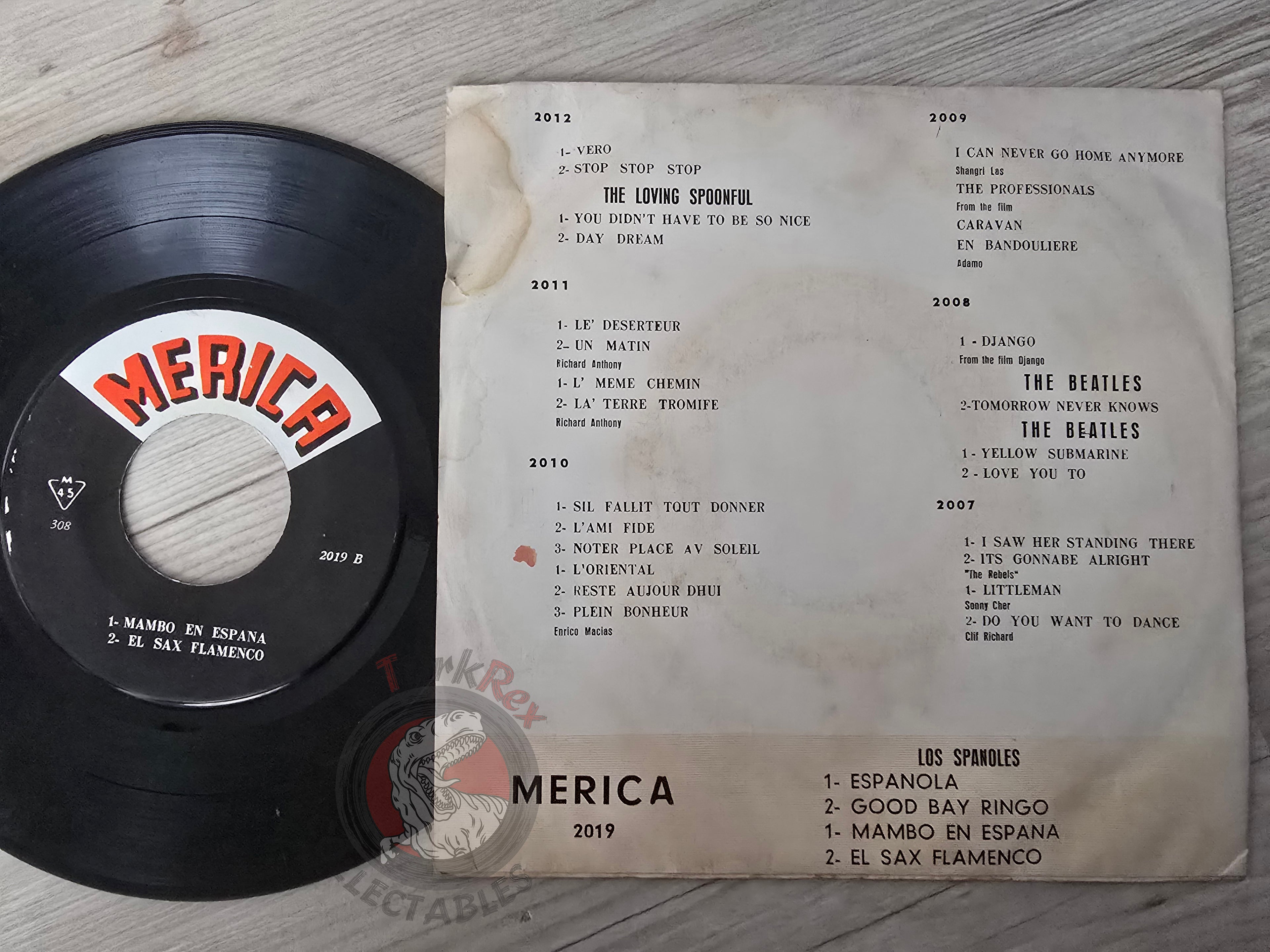 Los Españoles – Espanola / Goodbye Ringo 7" Iran Pressing Vinyl Iranian Edition