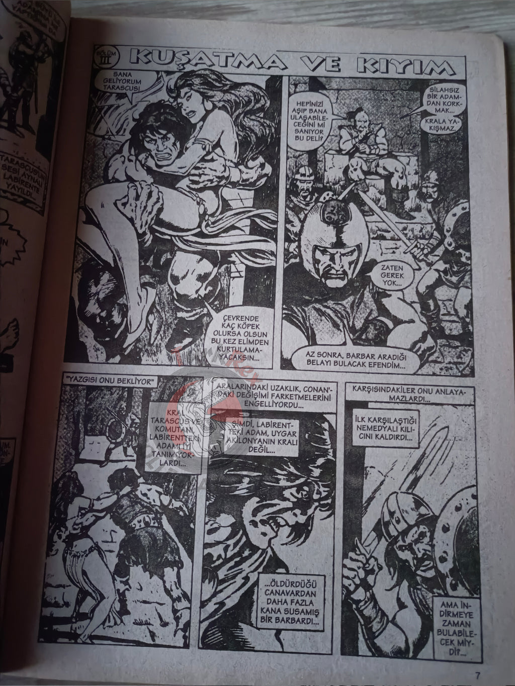 Kral Conan #13 The Barbarian King-Size Annual #5 Turkish Comic Turkey The Savage Sword of #194