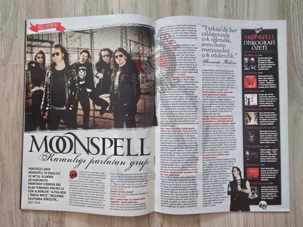 Headbang 2012 Pentagram Turkish Mag Turkey Overkill Ronnie Montrose Moonspell Opeth