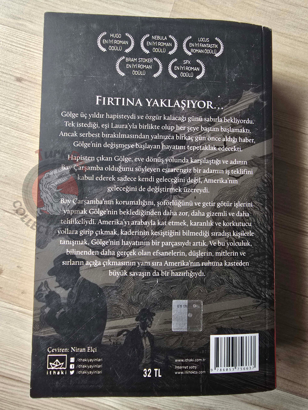 Neil Gaiman – American Gods 2017 1st Turkish Book Turkey