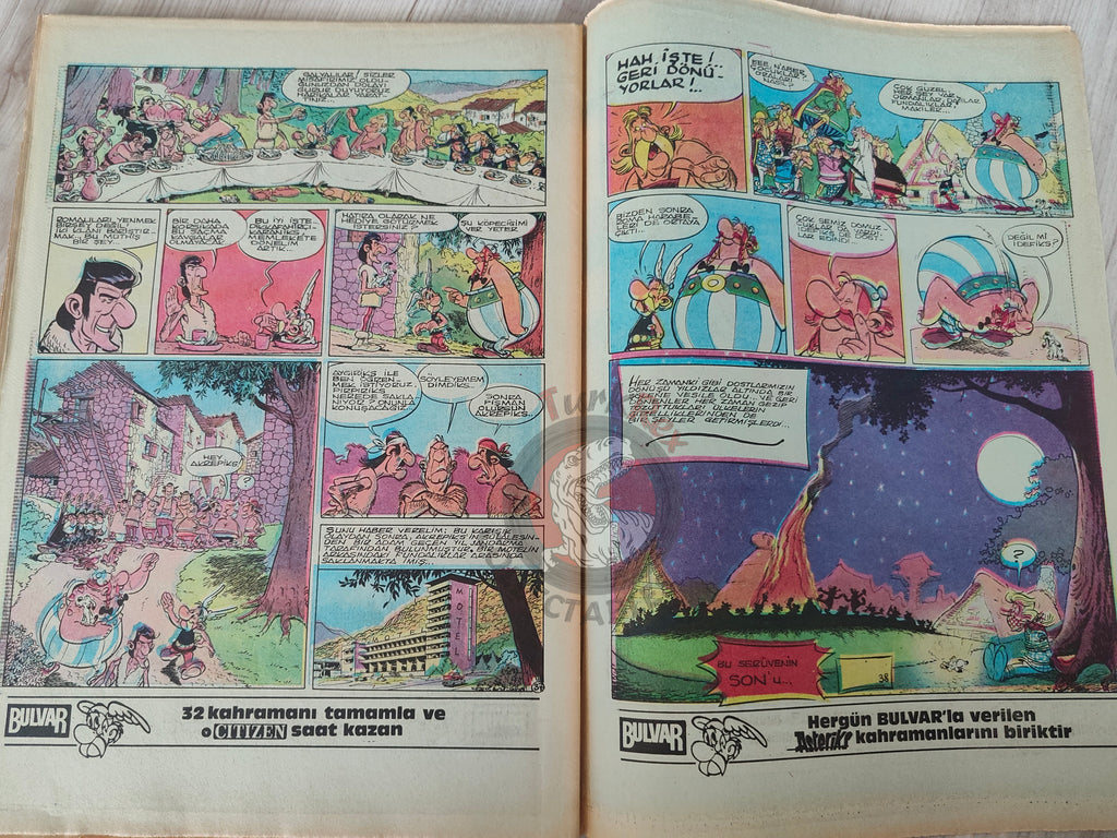 Asterix – Asterix in Corsica 1986 Turkish Edition Comic Turkey 2