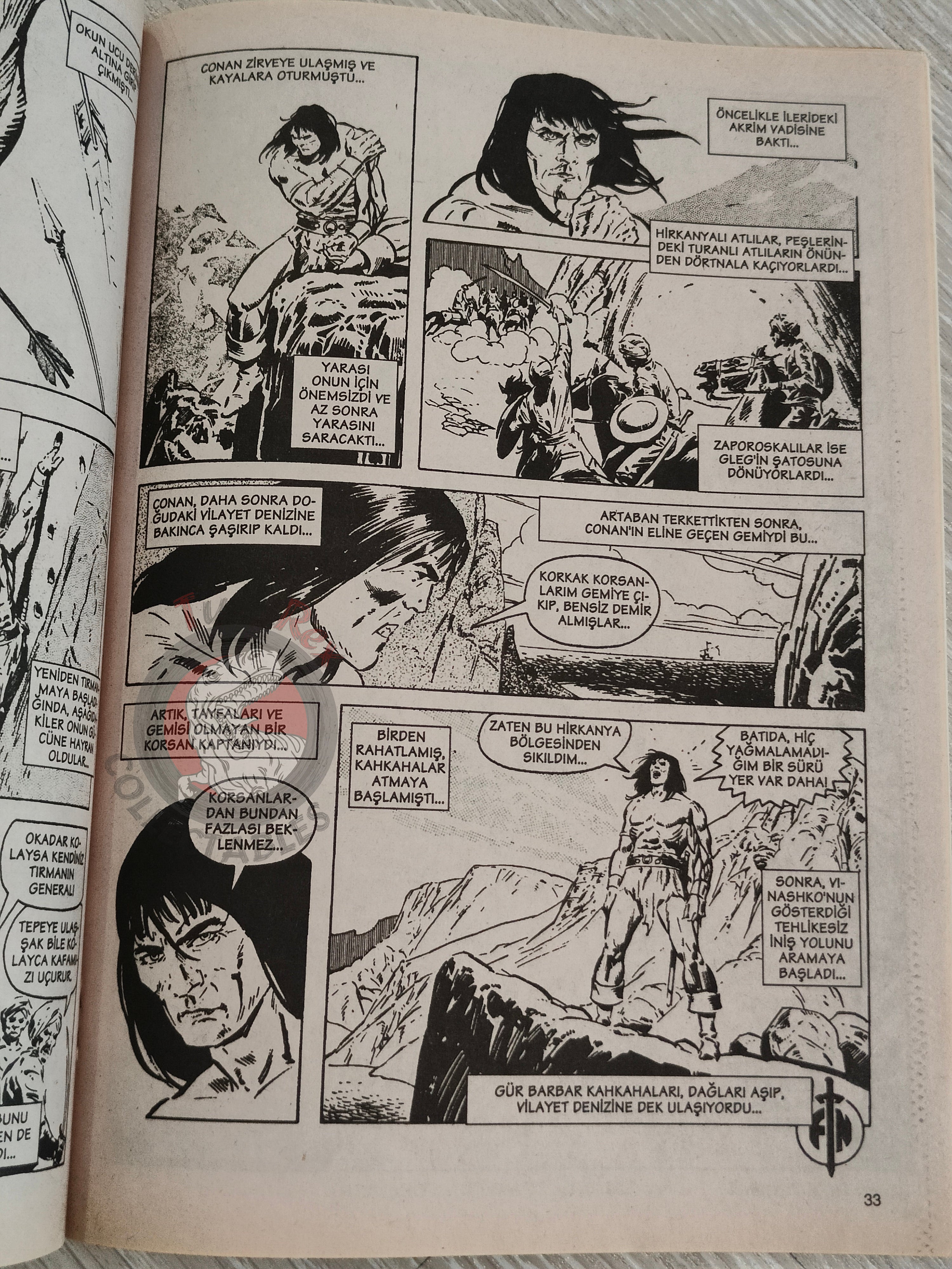Conan #23 The Savage Sword of Conan #39 Turkish Comic Turkey