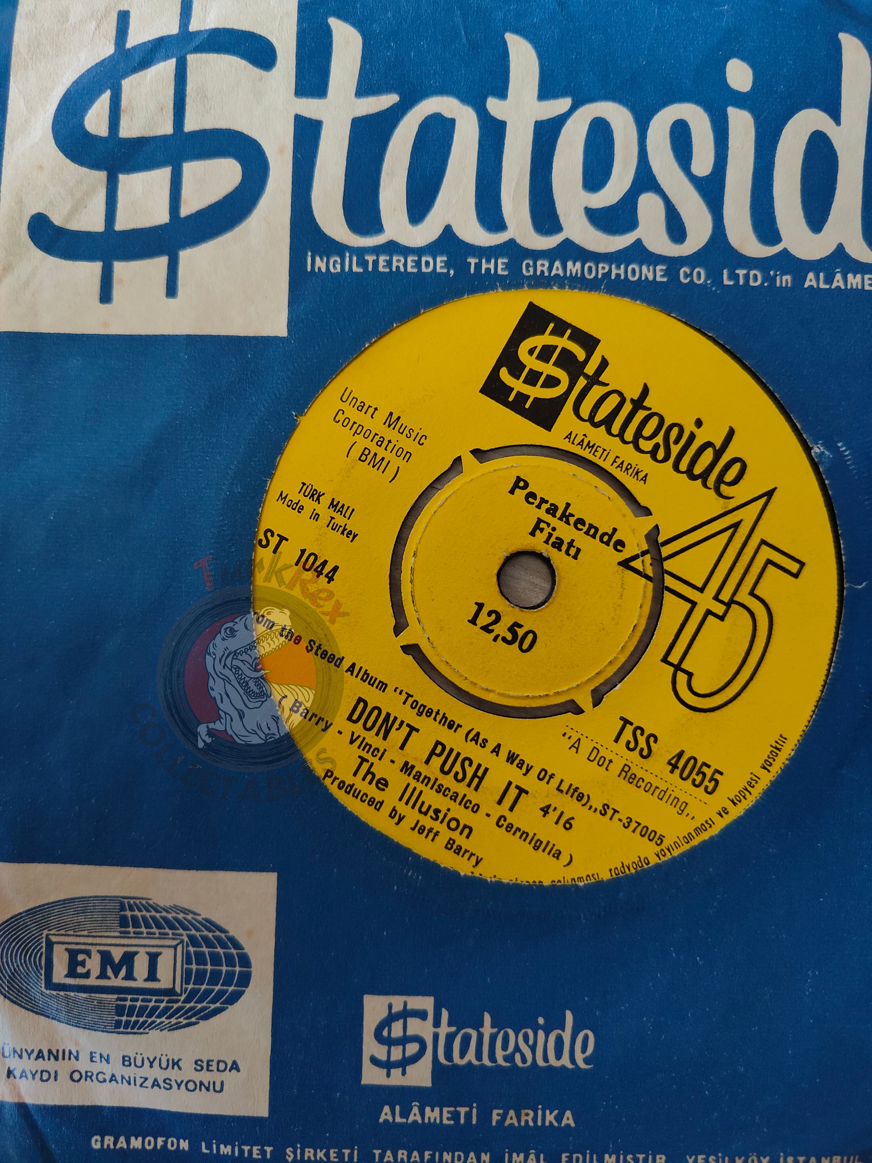 The Illusion – Together 7" Turkish Pressing Vinyl Turkey Edition