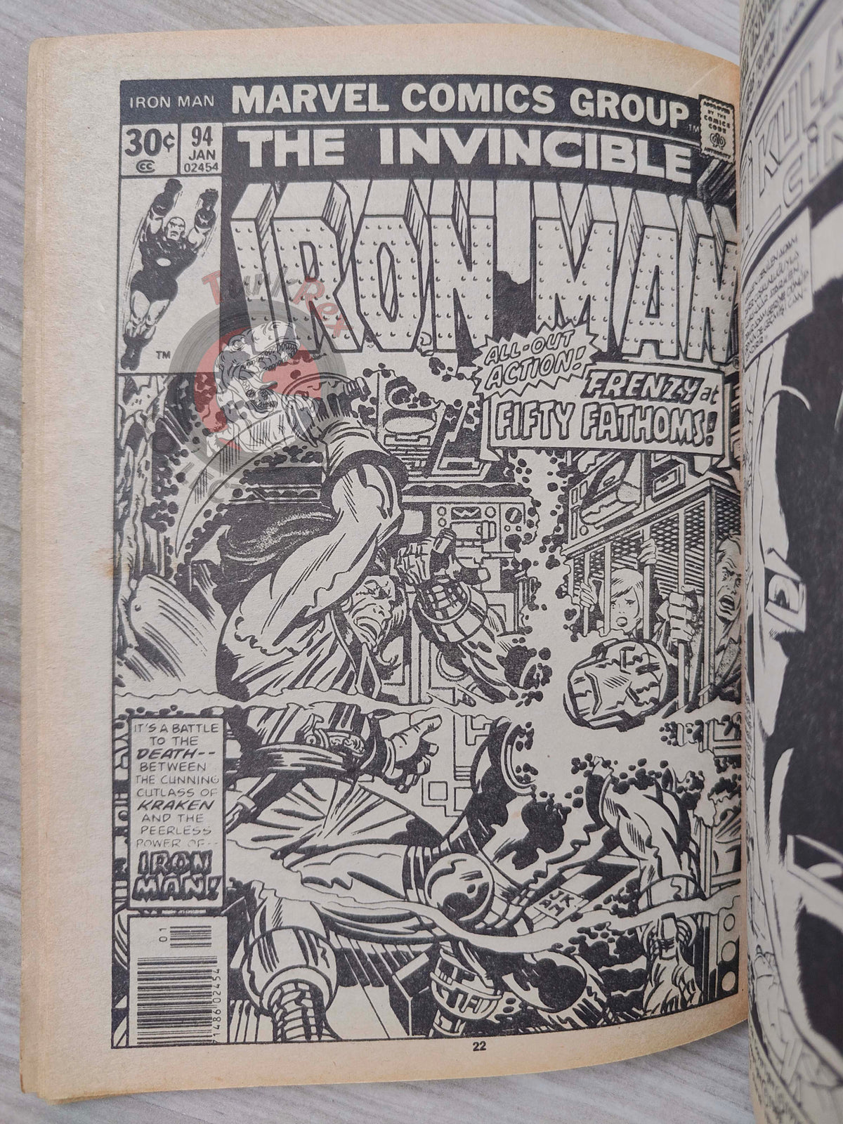 Iron Man #7 Demir Adam 1989 Turkish Comic Turkey #93 #94 #95 #96