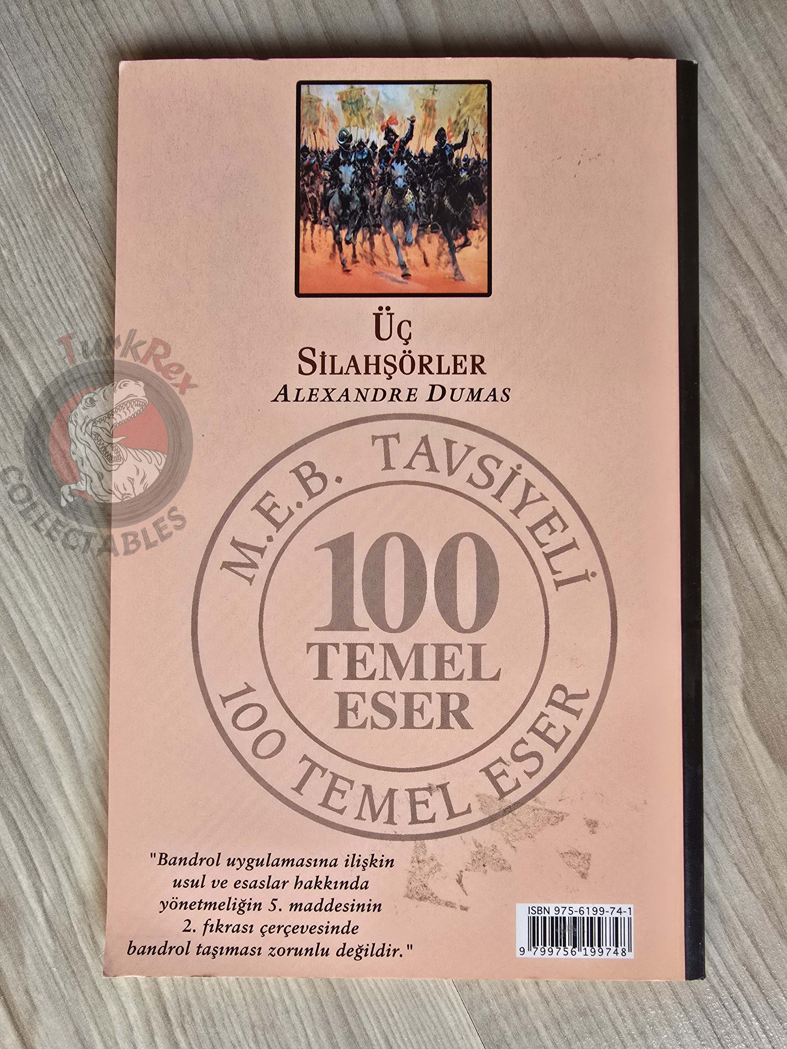 Alexandre Dumas –  The Three Musketeers 2005 Turkish Book Turkey